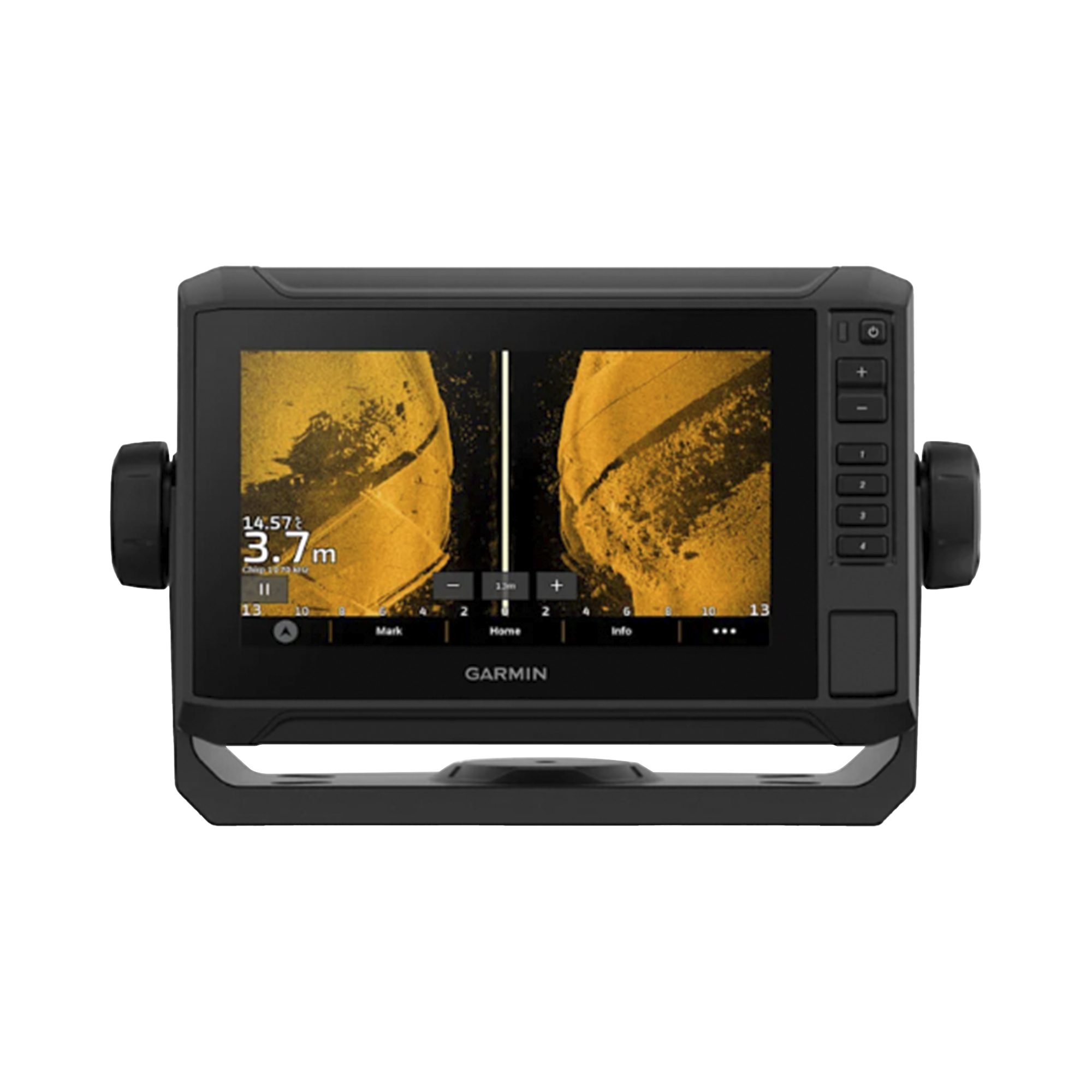 Plotter de Navegación Marina / Pantalla Táctil WVGA 7" / GPS Multibanda y Multiconstelación / Compatible con AIS y DSC / Sonda CHIRP Integrada / ClearVü y SideVü / Resistencia al Agua IPX7 / Conectividad NMEA 2000 y Gar