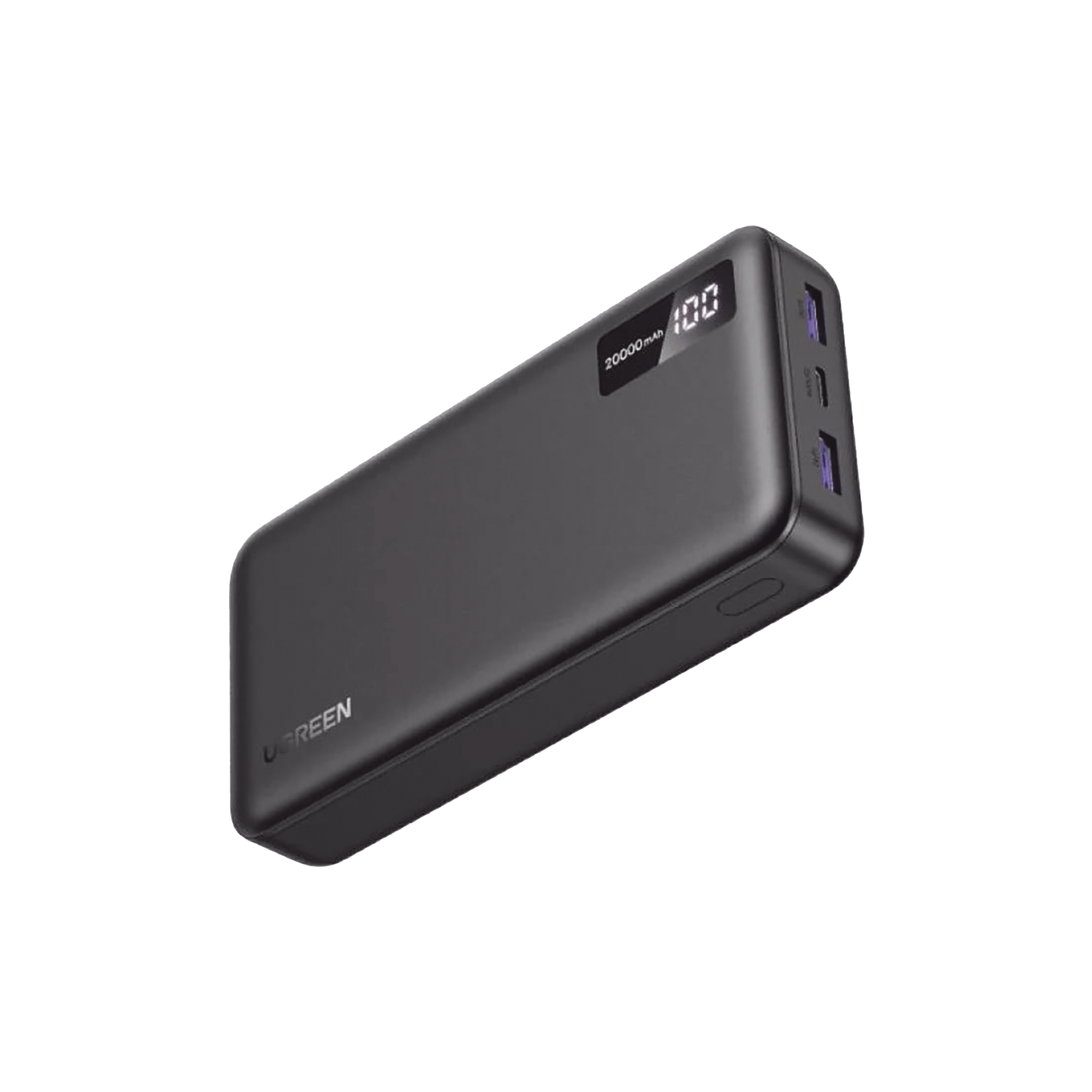 Power Bank 20000mAh | 22.5W | 1 USB-C | 2 USB-A | PD3.0 | QC4.0/3.0/2.0 | FPC | AFC | SPC | PPS | Carga 3 veces más Rápido | Protección Integrada| Material Ignifugo | UL94 V-0 | Pantalla Inteligente | Aprobado por Aerolíneas.