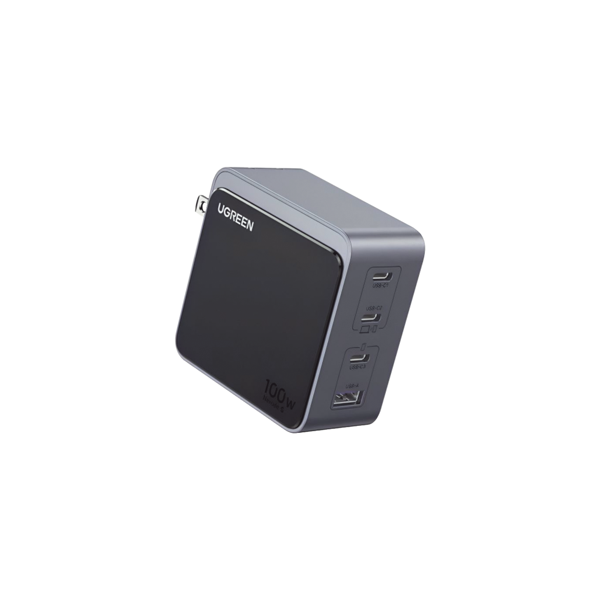 Cargador de 100W serie Nexode S | 4 Puertos de Carga Rápida | 3 USB-C | 1 USB-A | Tecnología GaN II | PD3.0 | QC4.0 | FCP/SCP/AFC/PPS/PPS2.0 | Tecnología de Protección Térmica | Optimiza la Carga | Carcasa Ignifuga.
