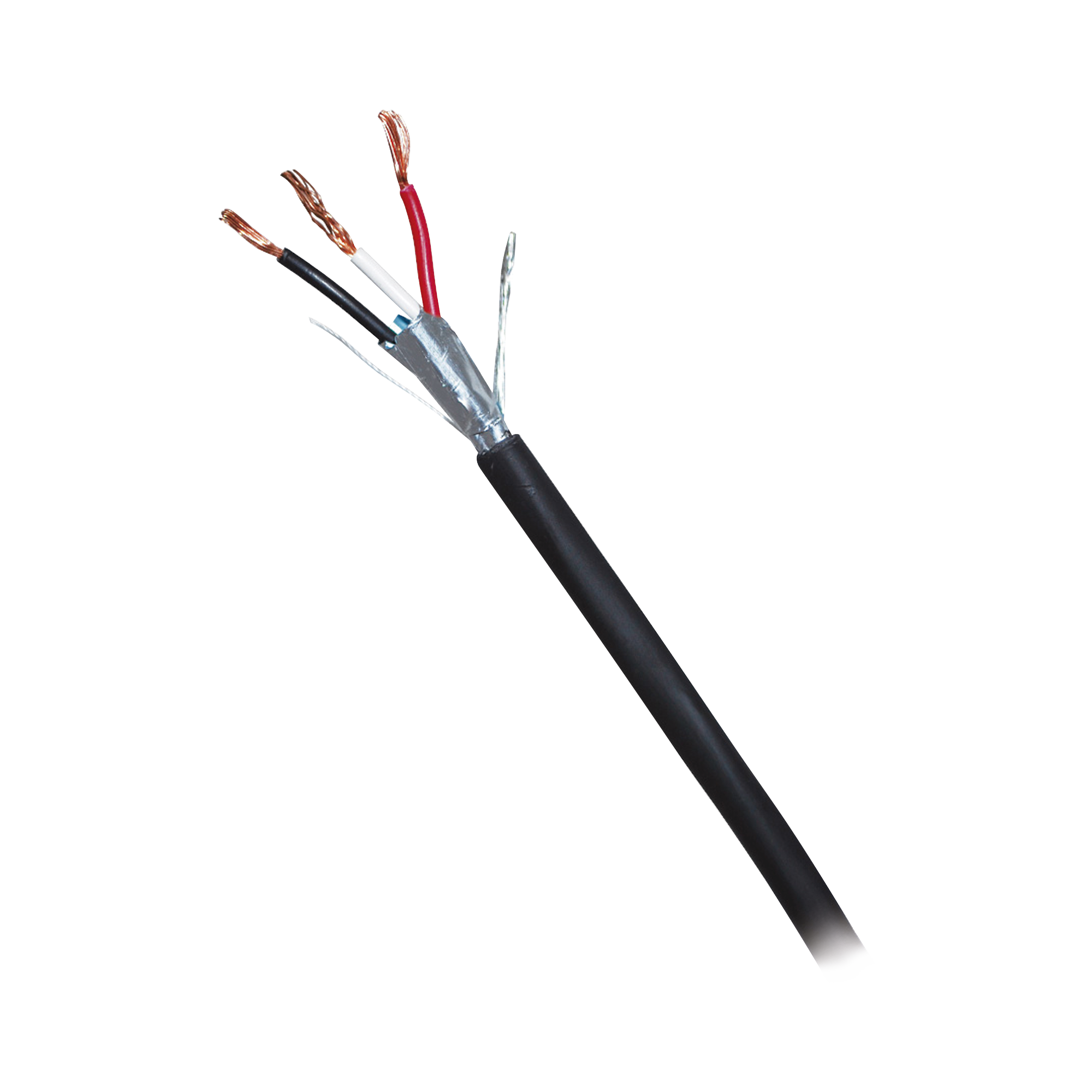 CAJA DE 305 METROS DE CABLE BLINDADO DE 3 X 18 AWG BLINDADO NEGRO