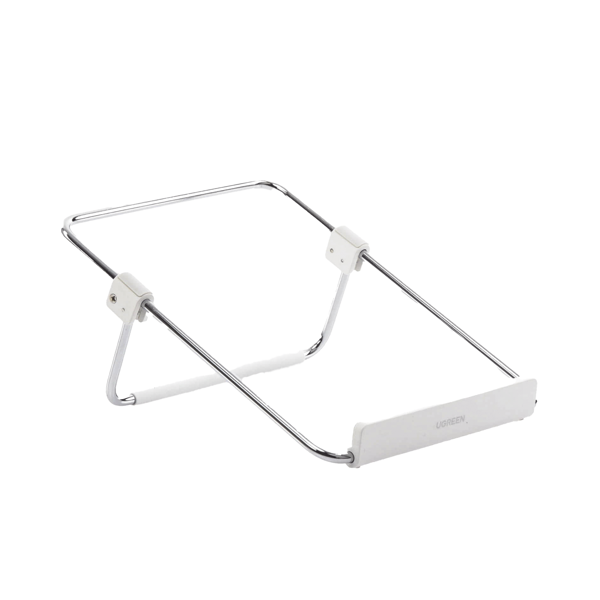 Soporte para Laptop / Plegable / Ajustable de 87 a 131 mm / Amplia compatibilidad 11''-16'' / Capacidad de carga 20 KG / Antideslizante / Ultra Ligero / Metal / ABS / Silicona / Color Plata