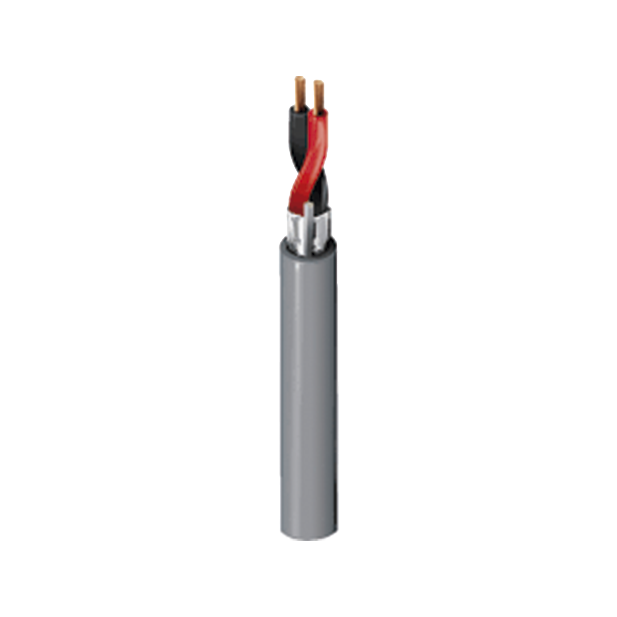 BOBINA DE 305 MTS 2 X 16 AWG BLINDADO COLOR GRIS RISER P/ AUDIO