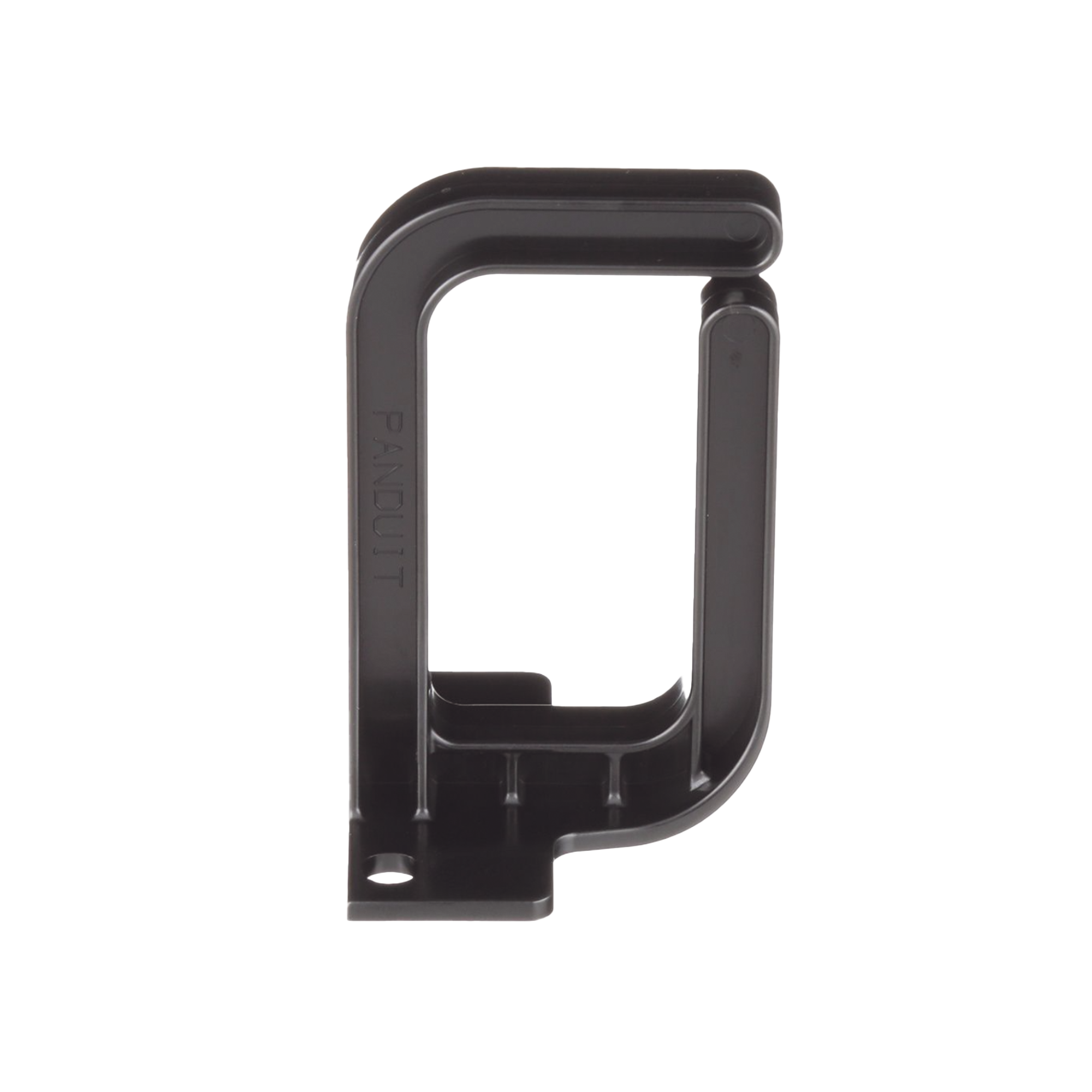 Anillo Tipo D Vertical, Para Gabinetes de Telecomunicaciones, 1 UR, Color Negro