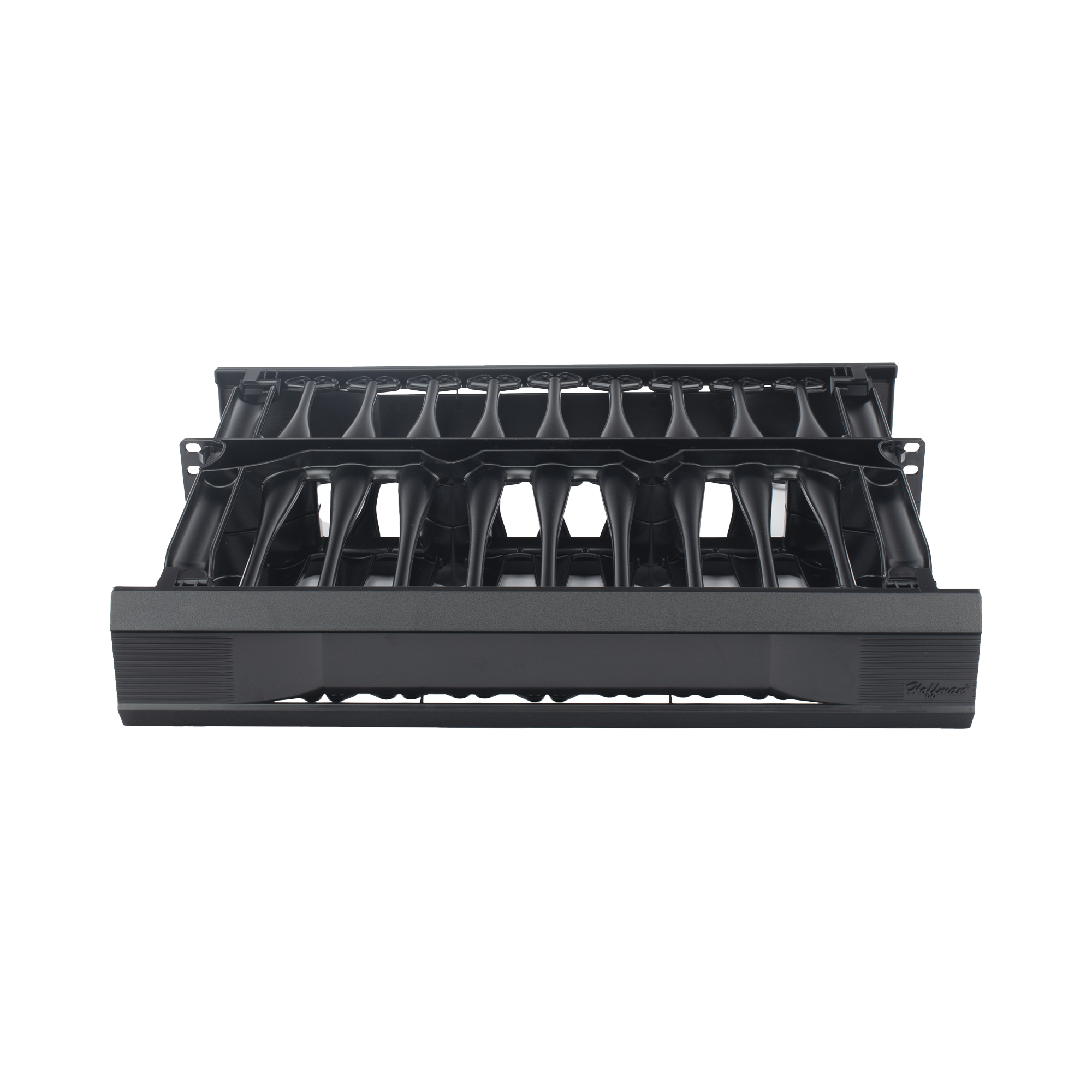 Organizador de Cables Horizontal CableTek, Sencillo (Solo Frontal), Para Rack de 19in, 2UR