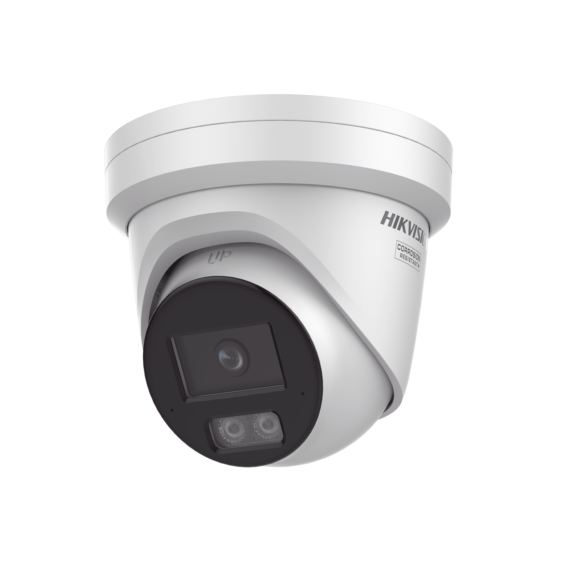 Turret IP 4 Megapixel / Imagen a color 24/7 / Lente 4 mm / Luz Blanca 40 mts / Exterior IP67 / Micrófono Integrado / WDR 120 dB / Audio y Alarma / Onvif / MicroSD