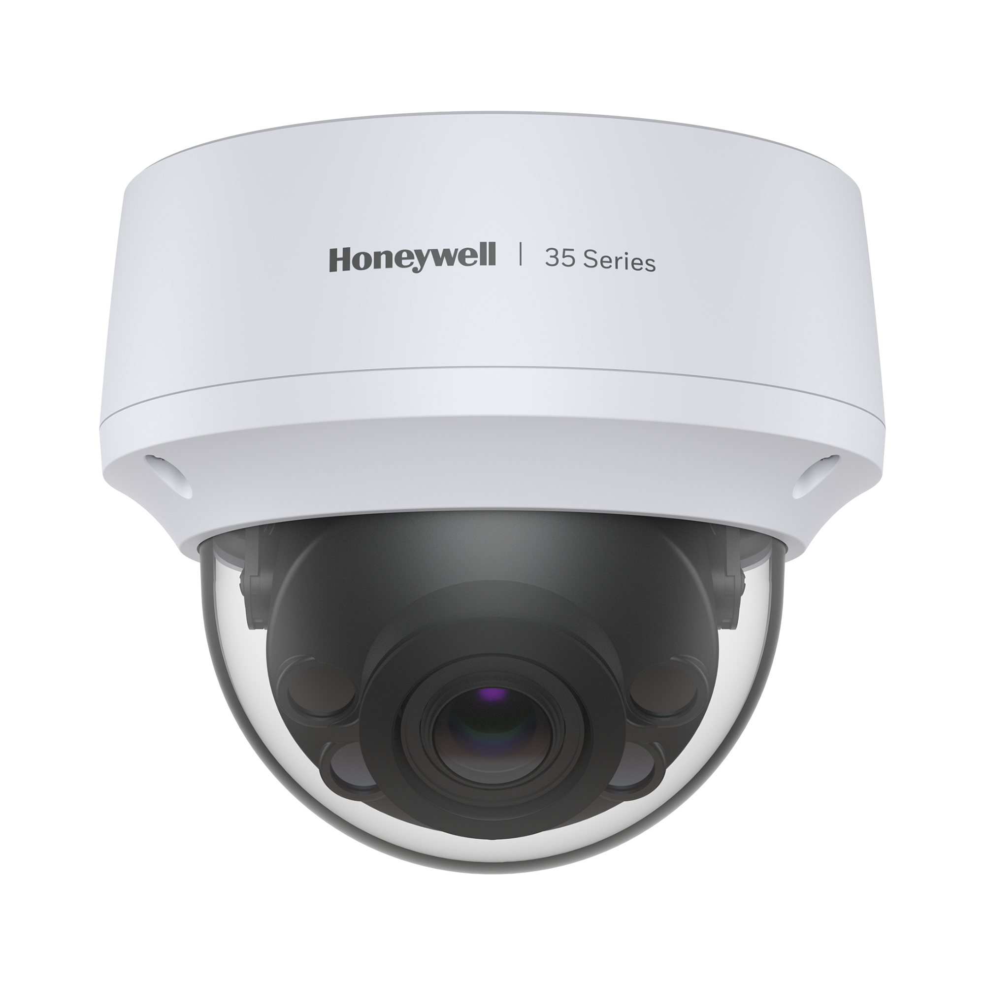 Domo IP 5 Megapixel / Lente Mot. 2.7 a 13.5 mm / 50 mts IR / Ultra Baja Iluminación / NDAA / ONVIF / IP67 / IK10 / H.265 / IA (Filtro de Humanos y Vehiculos) / Merodeo / Conteo de Personas / PoE / Audio y Alarmas I/O / Serie 35