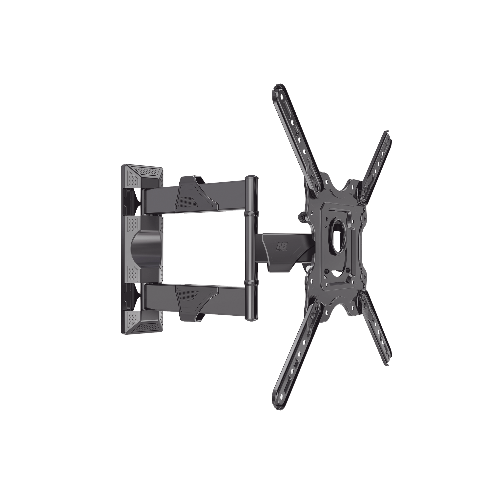 Montaje de Pared Articulado para Monitor de 32-55" / Soporta hasta 27.2 Kg / Vesa 400 x 400 / 100 x 100 / Acero / Separación a Pared de 5 cm a 40 cm