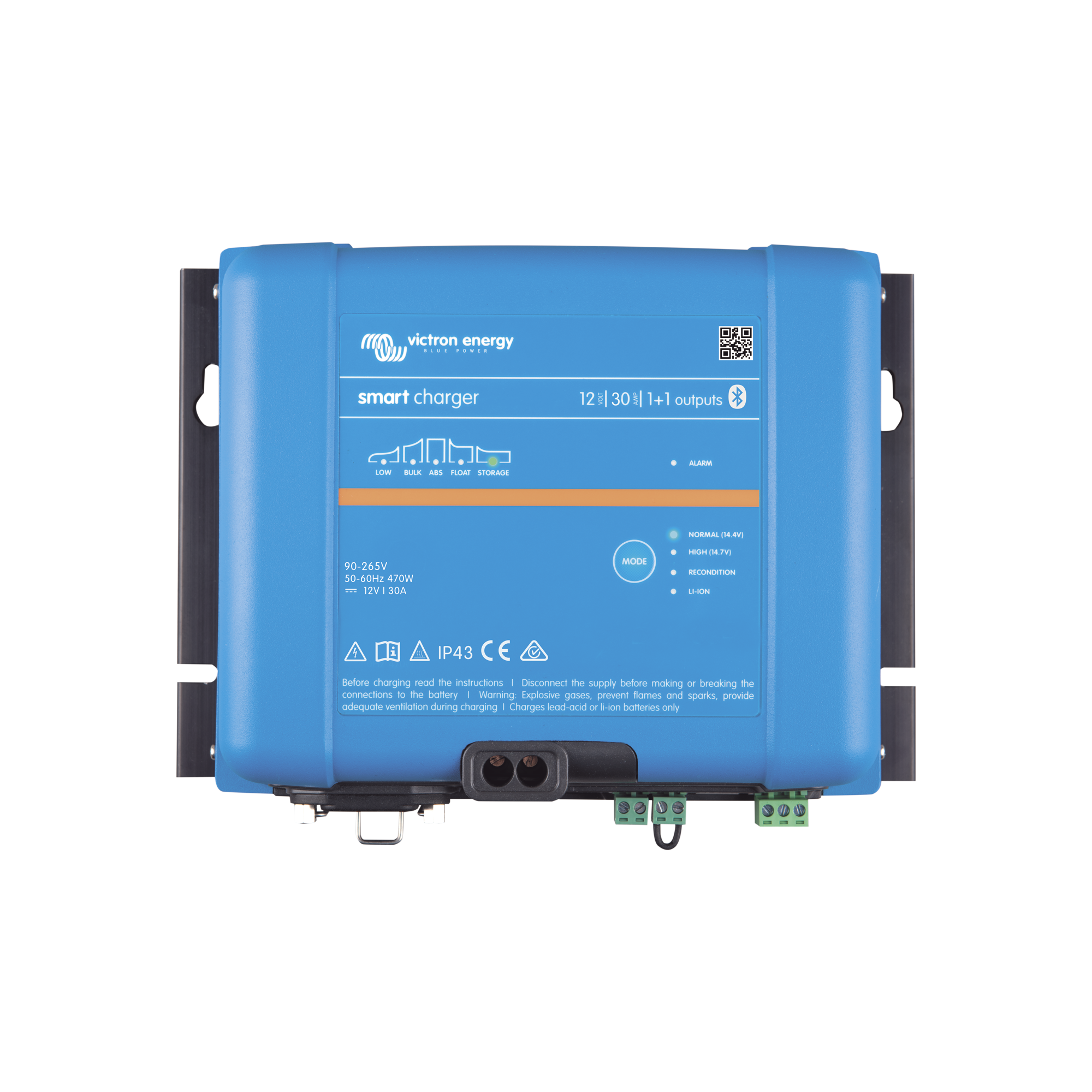 Phoenix Smart IP43 12/30 / Cargador de Baterías 12V, 30A / Para Ambientes Marinos y Terrestres. / Para baterías de Plomo y Litio