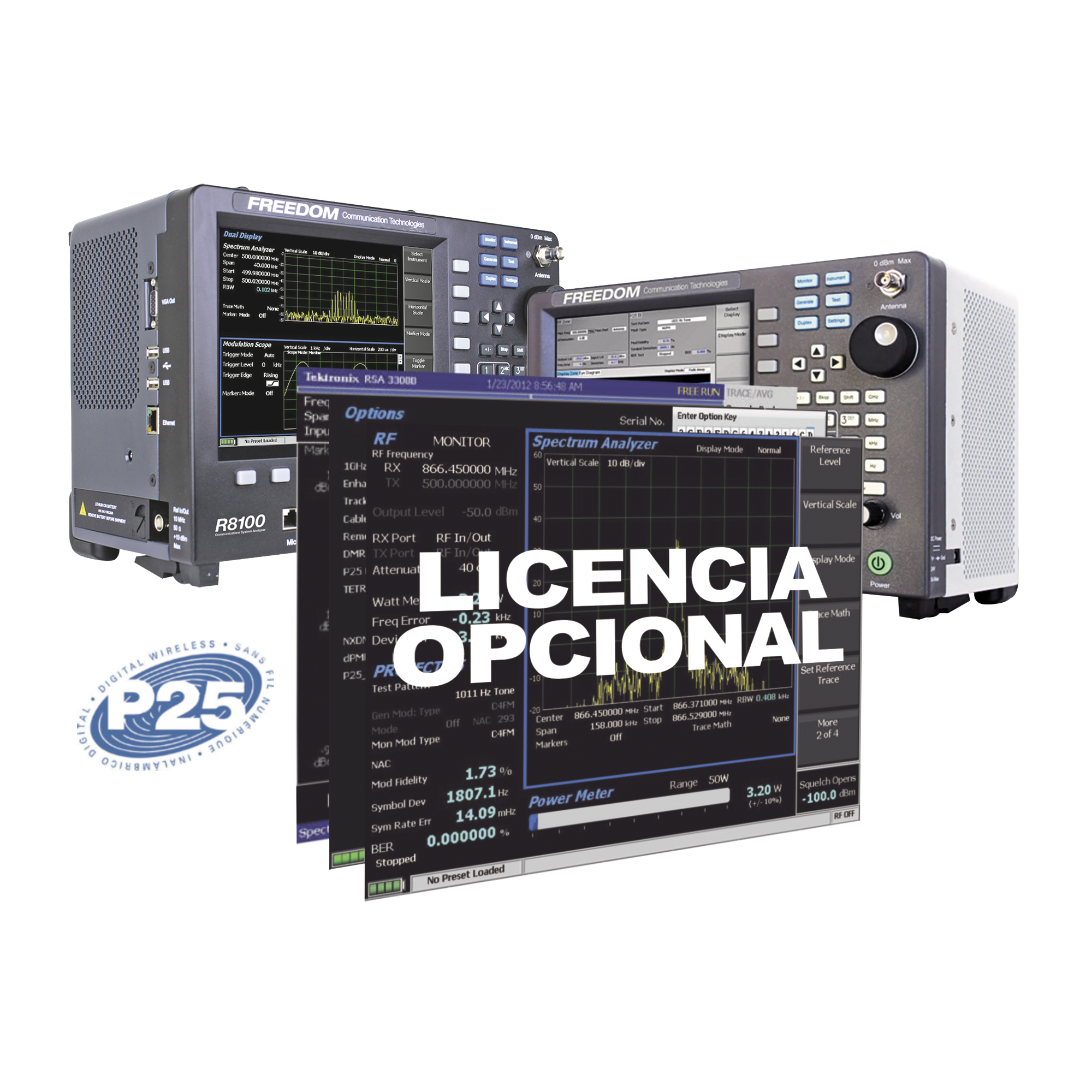 Opción de Software Auto-Tune para Portátiles XTS-1500 /2500 /5000 en R8000 /R8100.