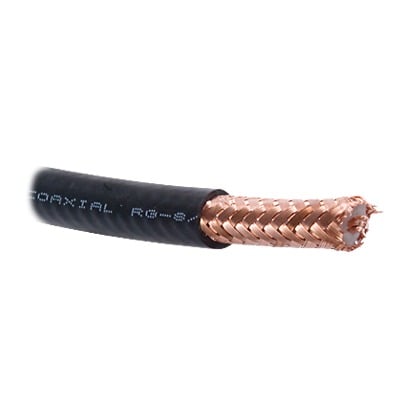 Cable Coaxial / RG8 / 305 metros / 50 OHMS / 4.1 dB / Malla de Cobre al 97 % / Hecho en México / Intemperie
