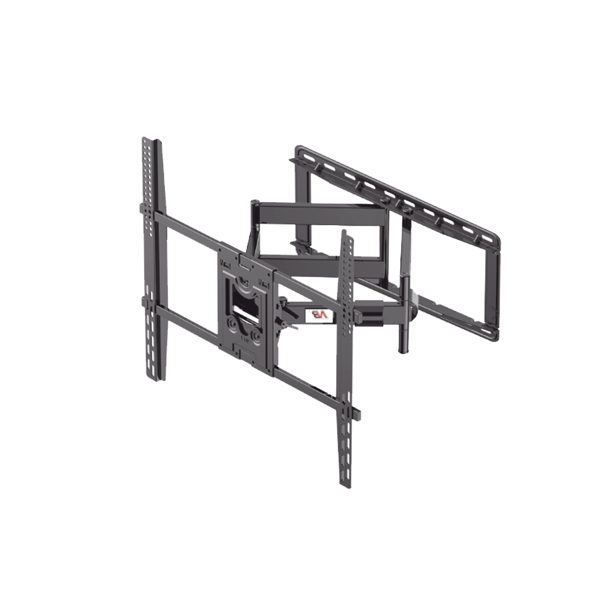 Montaje de Pared Universal Giratorio para Monitores de 75-110 " / Soporta hasta 90.9 Kg / Vesa 800 x 600 / 400 x 400 / Acero / 10° de Inclinación