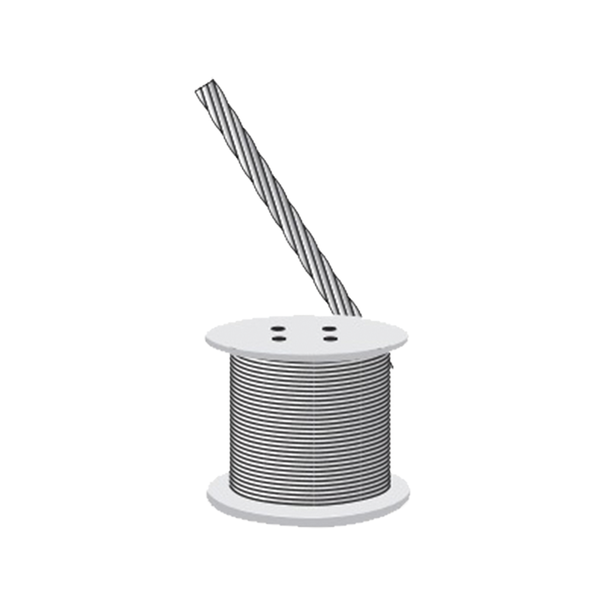 Cable Retenida 7 Hilos, Resistencia 4900 Kg. Diámetro 3/8" Galv. clase A. (Precio por Metro).