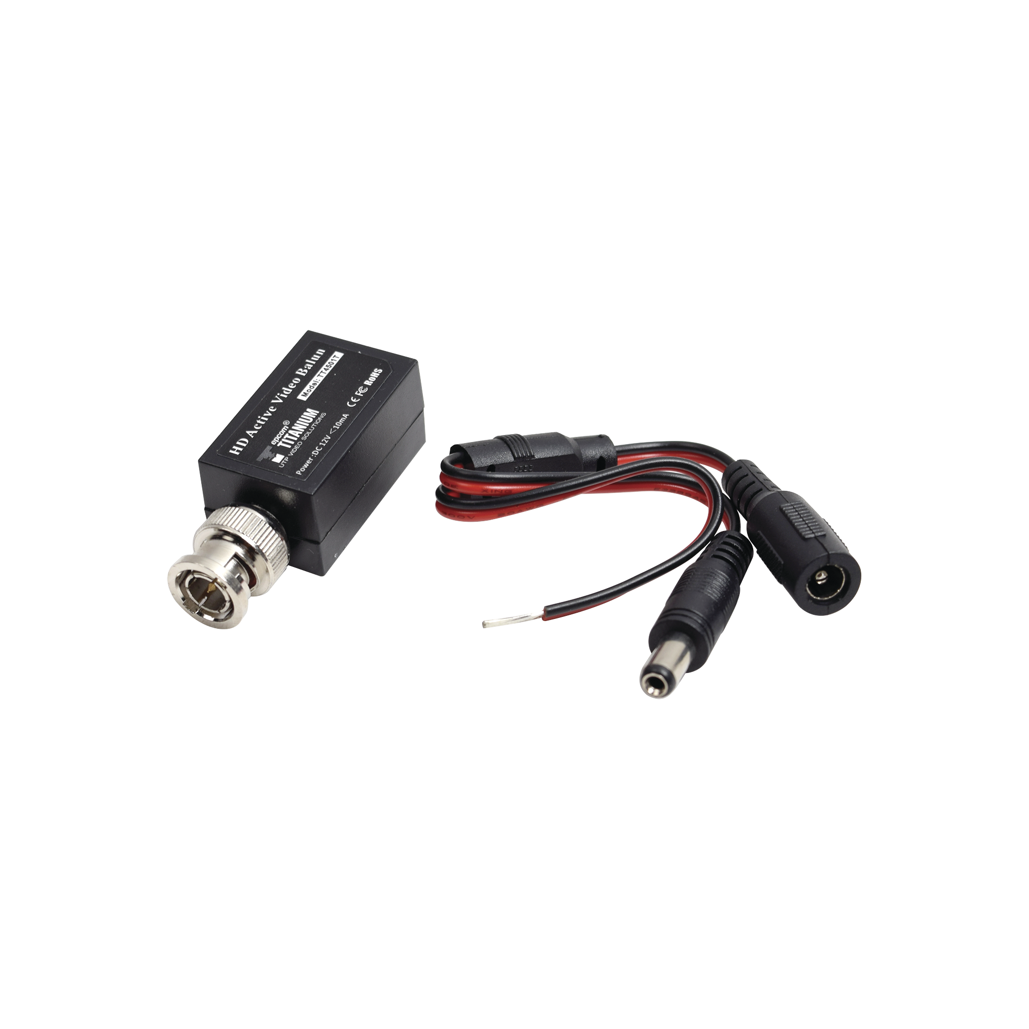 (TRANSCEPTOR) TRANSMISOR DE VIDEO ACTIVO DE LARGO ALCANCE / 400 Metros con RECEPTOR ACTIVO TT4501R / Resolución 2 MP / Compatible con cámaras HD-TVI/CVI/AHD/CVBS / Protección Interconstruida contra sobretensión.