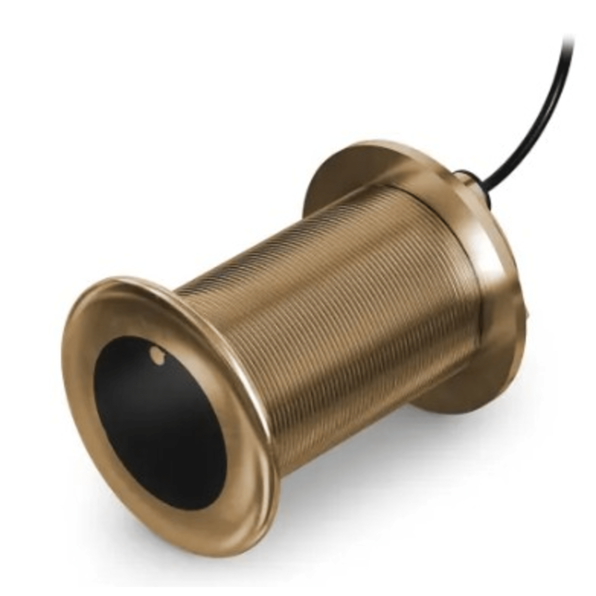 Sonda CHIRP para Navegación / Banda Media 85-165 kHz / 350 W / Profundidad Máxima 240 m (Agua Salada) 365 m (Agua Dulce) / Ancho de Haz 24°-16° / Compatible con RapidReturn™ / Cable 15 m / Carcasa de Bronce