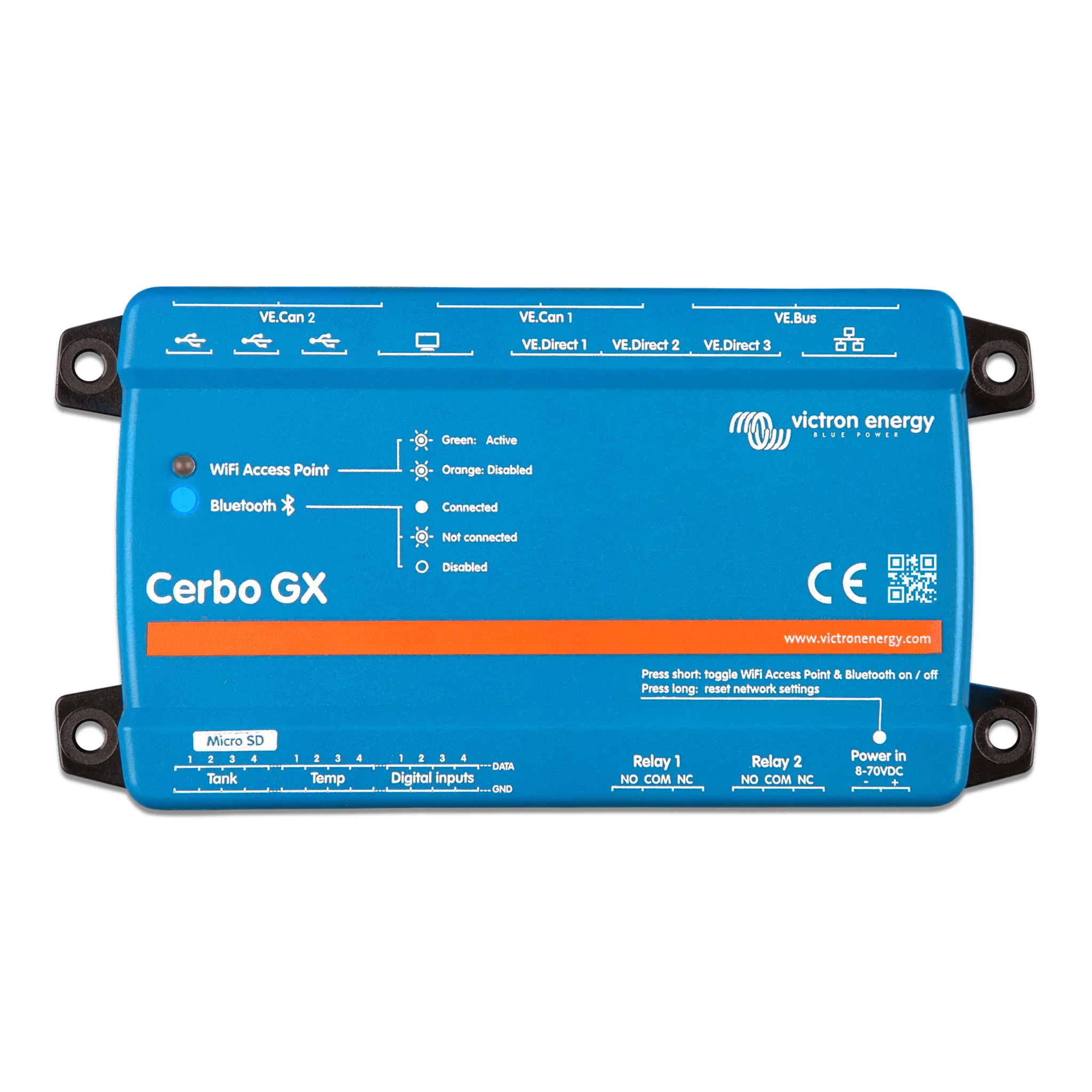Cerbo GX MK2 / Centro de comunicaciones / Monitoreo Remoto para Sistemas Victron