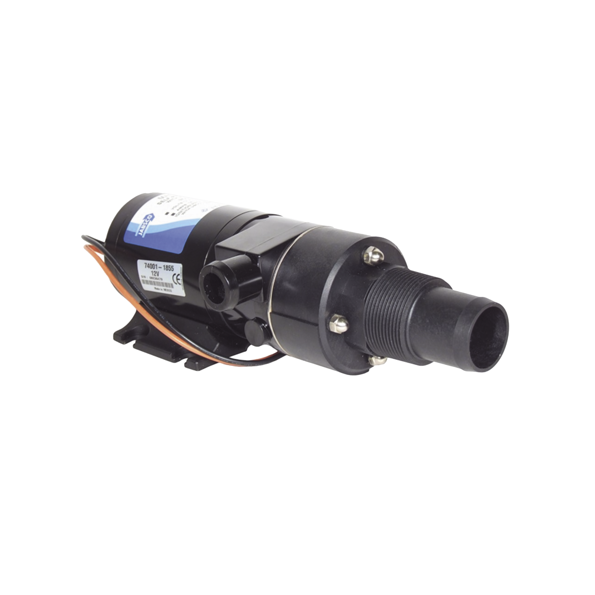 Bomba maceradora de 12 Vcd para manguera de entrada con orificio de 38 mm (1½”), manguera de descarga con orificio de 25 mm (1”)