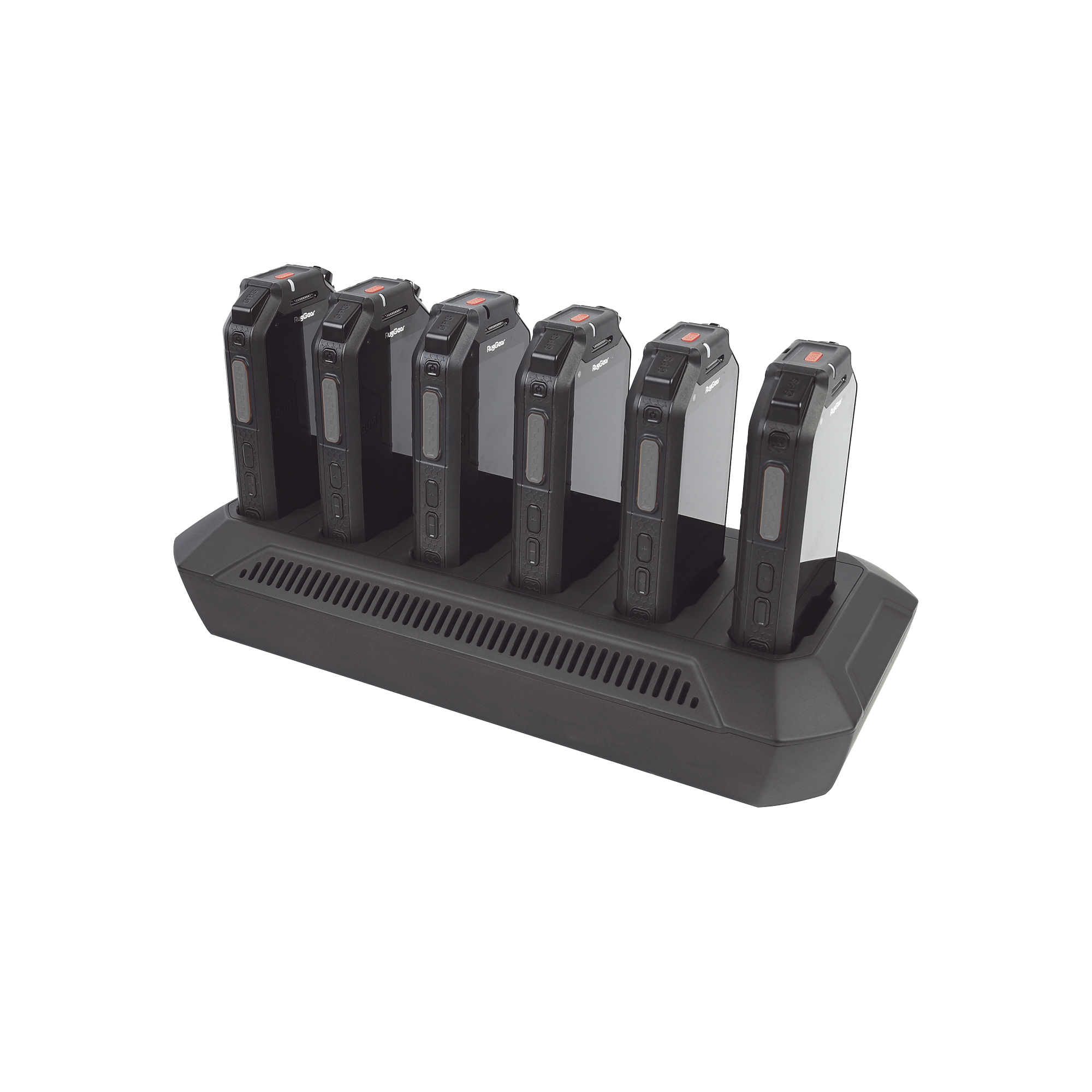 Multi-Cargador de Escritorio para 6 Unidades de Radio RG750 RugGear