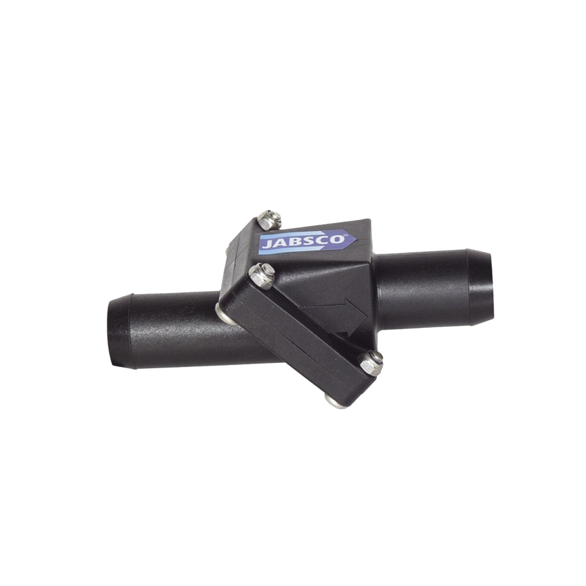 Válvula anti retorno en linea para mangueras de 1 pulgadas.