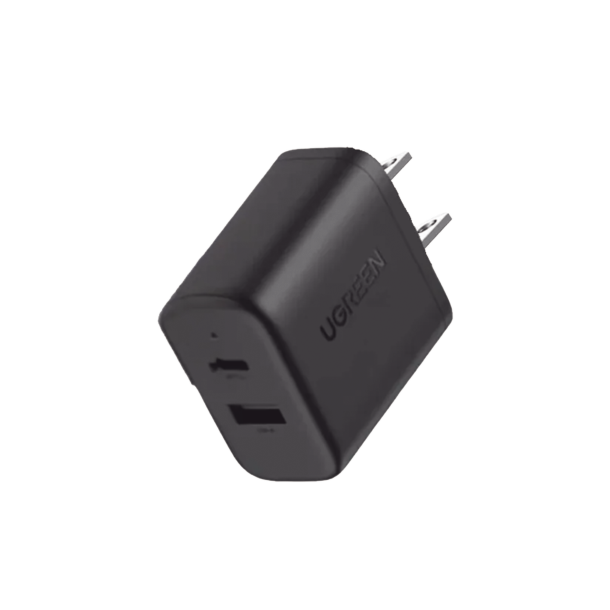 Cargador Rápido de 2 Puertos 20W Negro