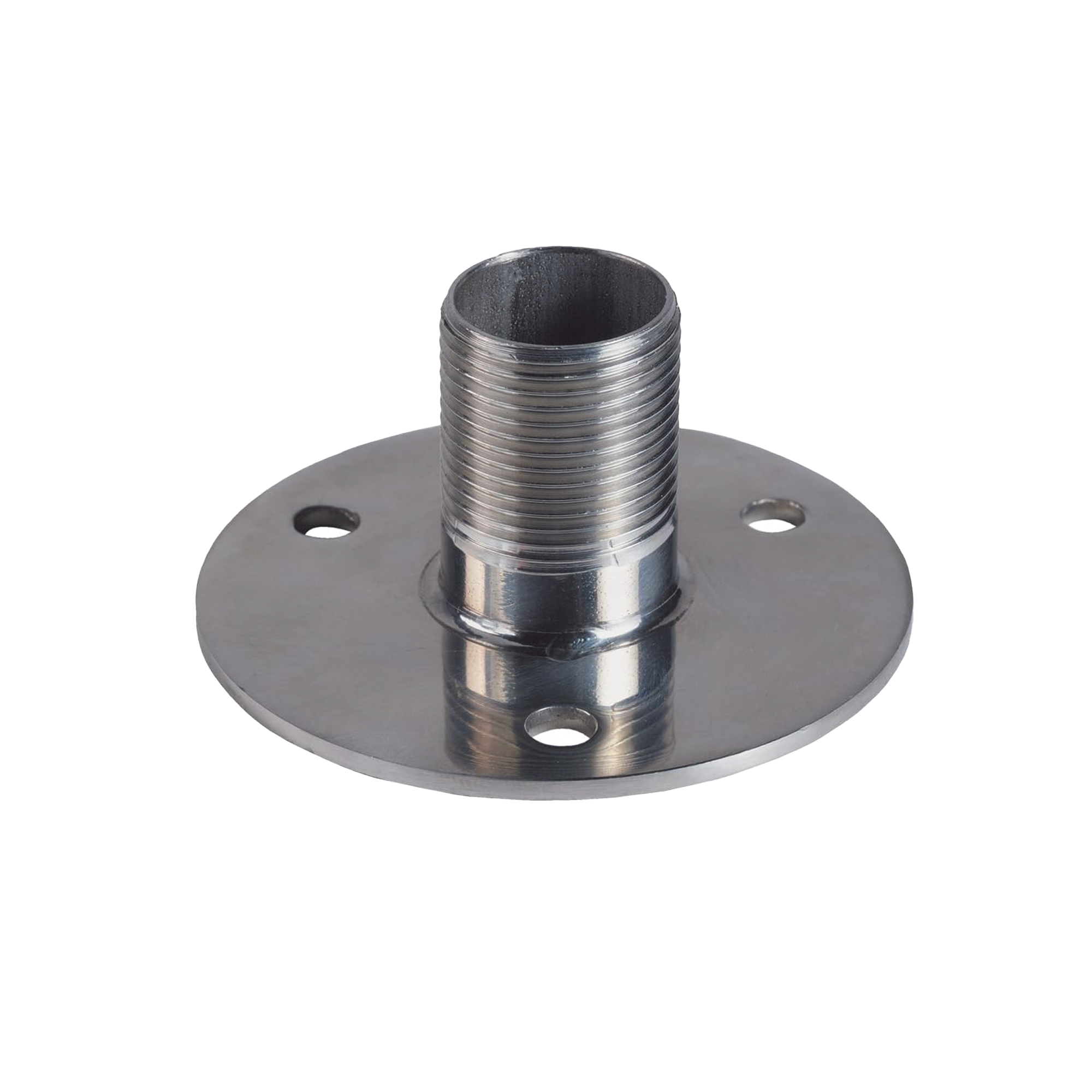 Montaje recto de 1", acero inoxidable, base con brida