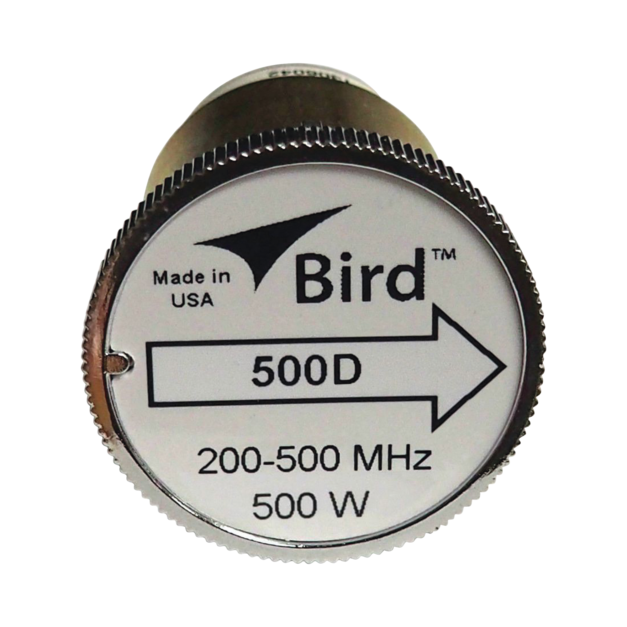 Elemento de 500 Watt en linea 7/8" para Wattmetro BIRD 43 en Rango de Frecuencia de 200-500 MHz