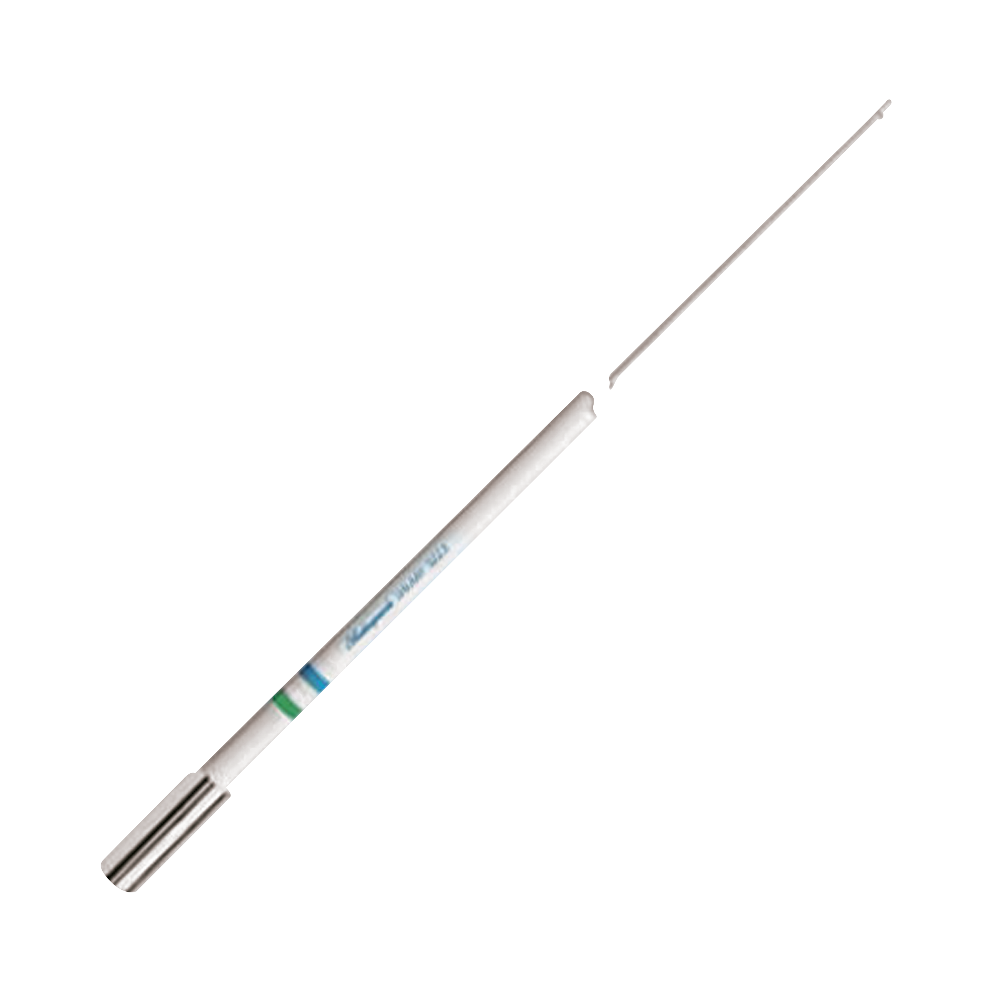 Antena Marina en banda CB 5223-TX color blanco, con máxima potencia de entrada de 25W