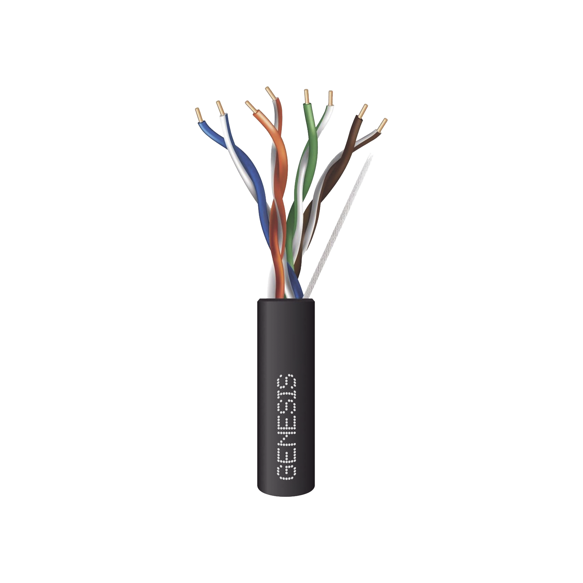 Bobina de Cable de 305 metros / UTP Cat6 PLENUM / Color Negro / UL, CMP SPNLS / Probado a 350 Mhz / Aplicaciones de CCTV / Redes de datos / IP Megapixel / Control RS485