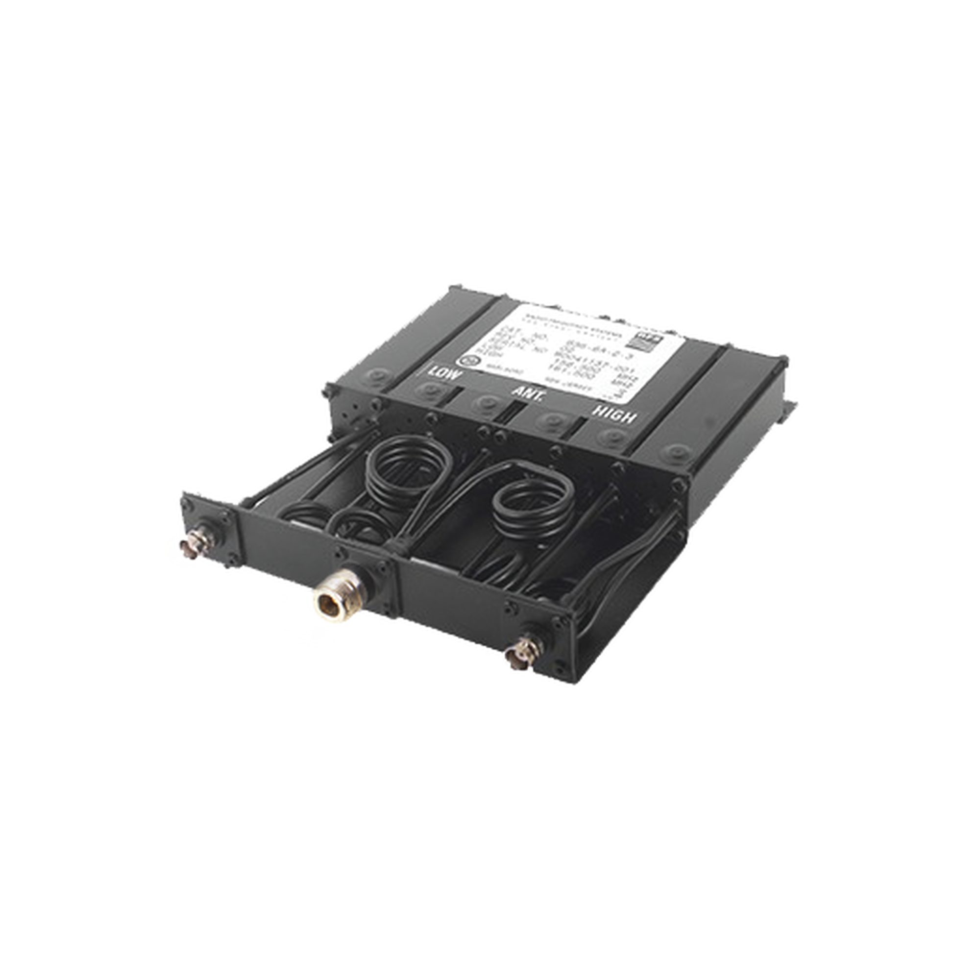 --DESCONTINUADO--Duplexer Compacto de Rechazo de Banda, 154-164 MHz, 6 cavidades, 50 Watt.