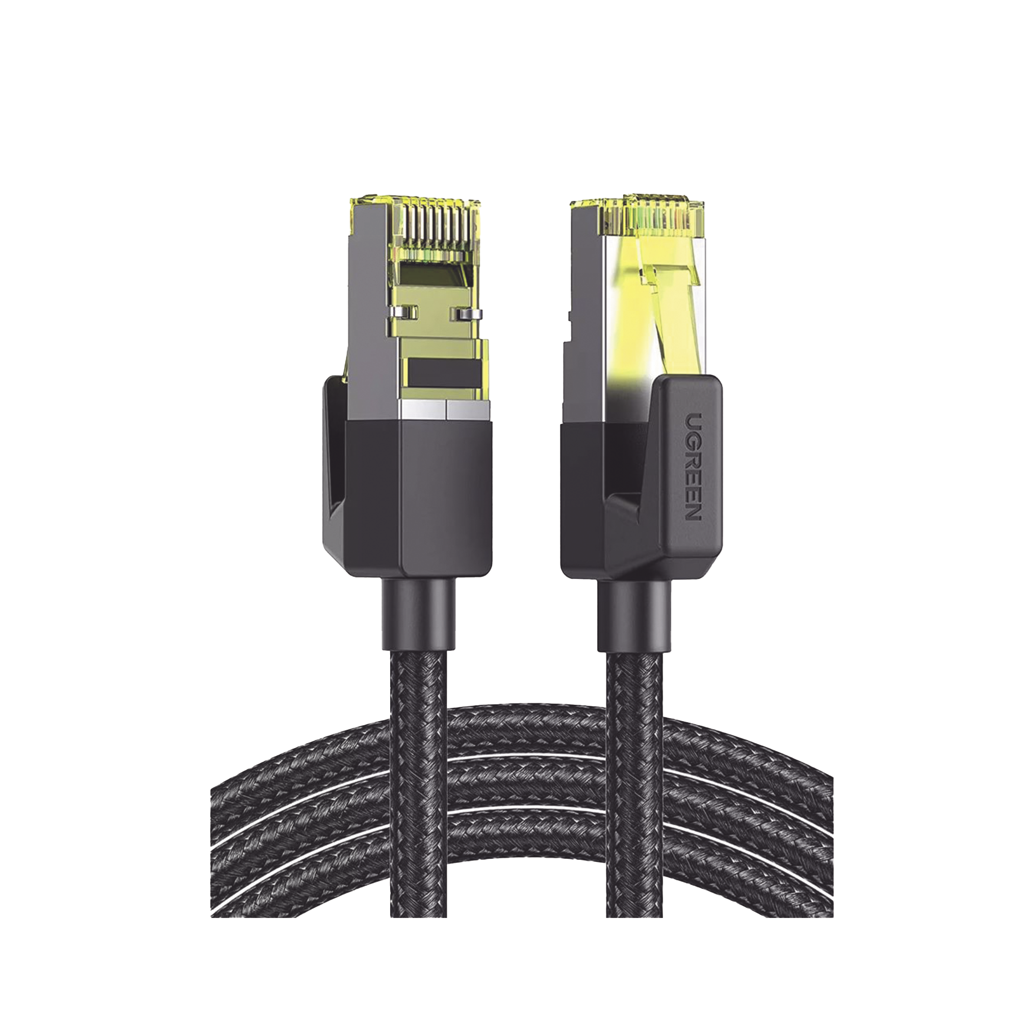 Cable Ethernet Cat7 CLASS�?�F/FTP Redondo con Malla de Nylon 5 Metros