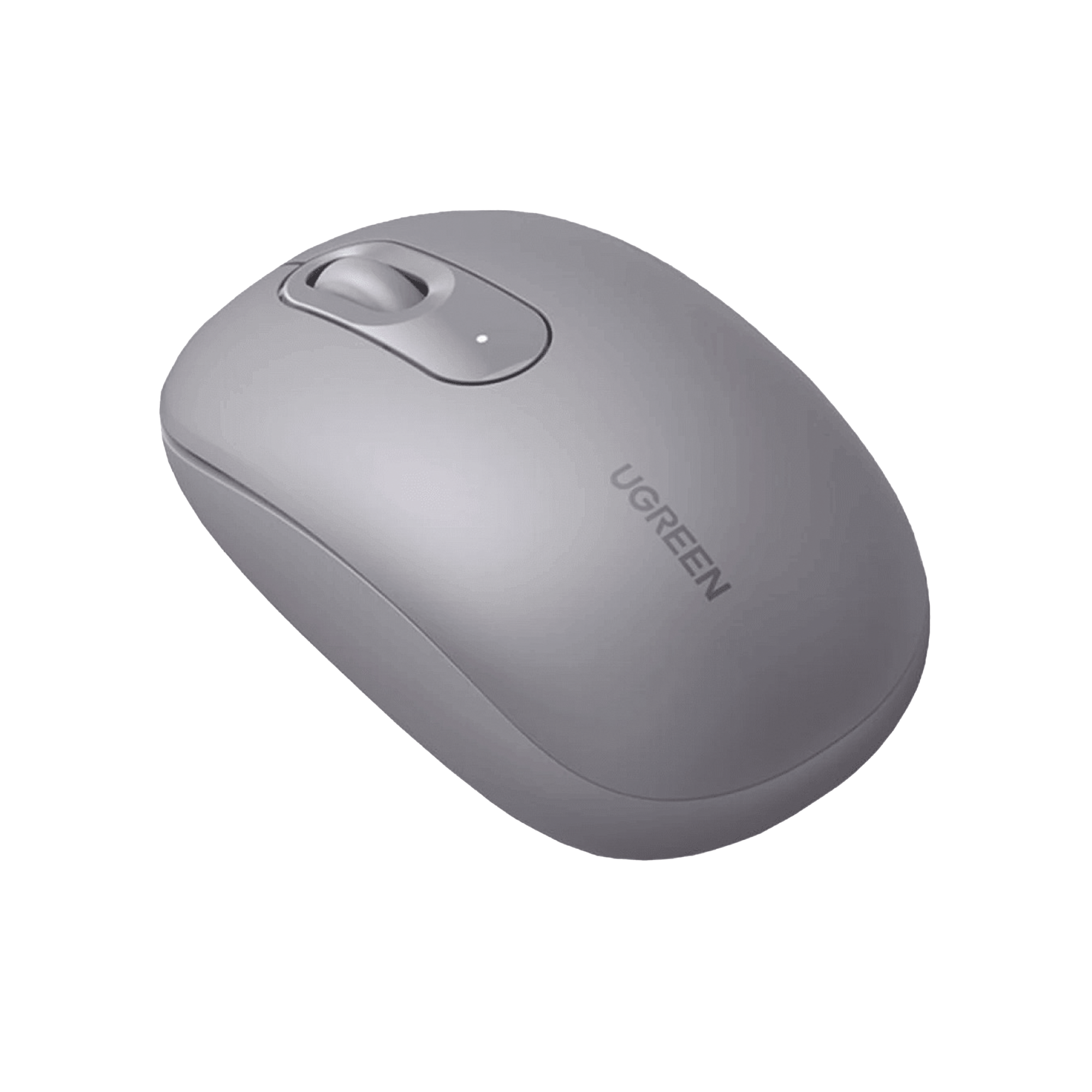 Mouse Inalámbrico 2.4G 800/1200/1600/2400 DPI | Función de 3 botones | Alcance 10m | Silencioso |  Ergonómico | Anti-caída y Anti-interferencias | Batería Alcalina AA incluida  | Color Grey.