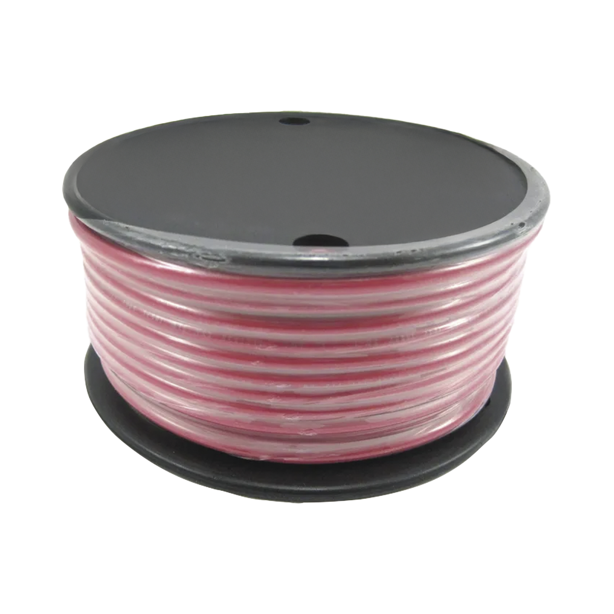 Rollo de cable grado marino calibre 12 en color rojo de 100 pies (30.48 m).