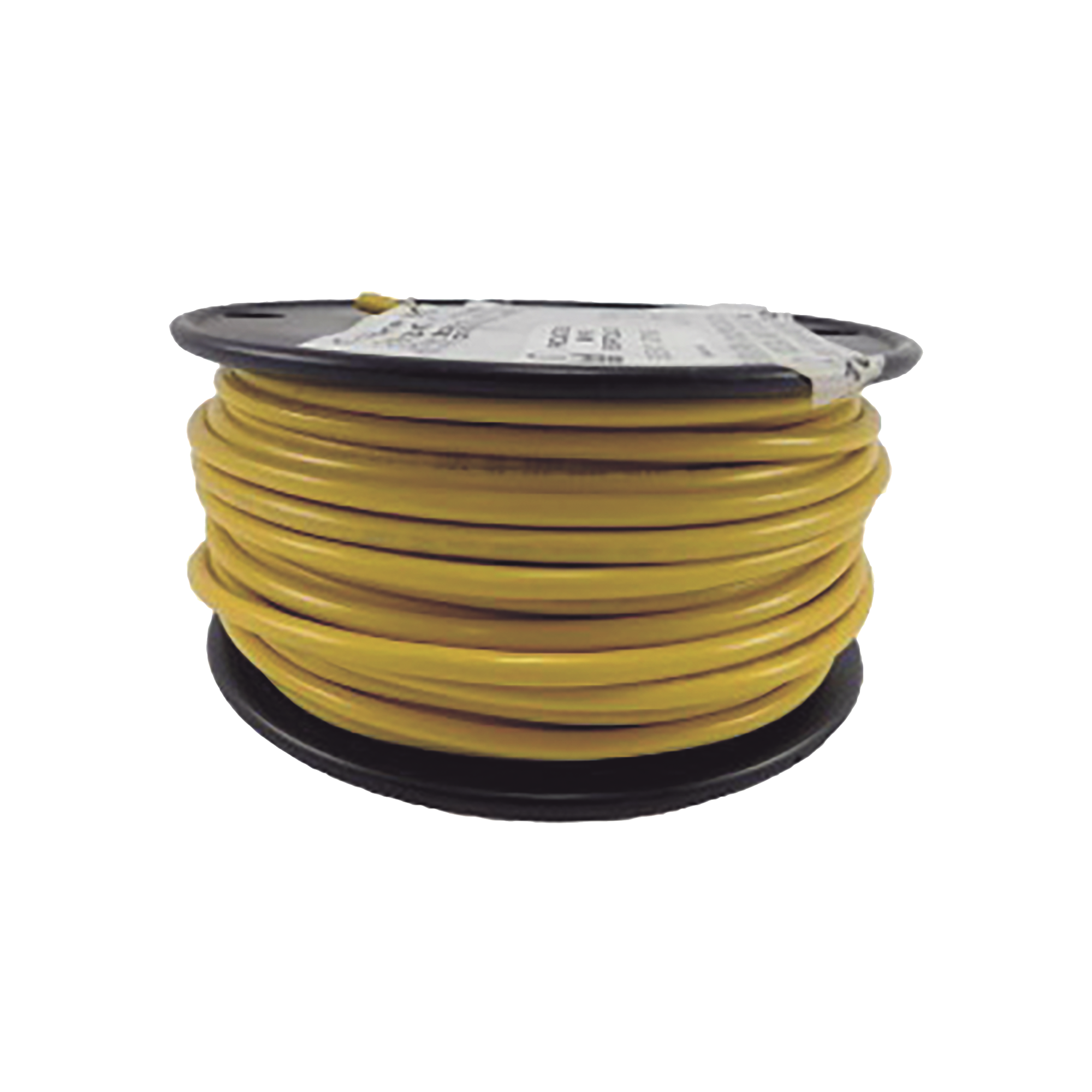 Cable Marino Primario 12 AWG / Rollo de 100 pies / Aislamiento PVC Amarillo Resistente / Flexible y Resistente a la Corrosión / Grado Marino / 600V / Temperatura 105°C Seco 75°C Húmedo / Cumple UL 1015, UL 1028, UL 1230, UL 1231