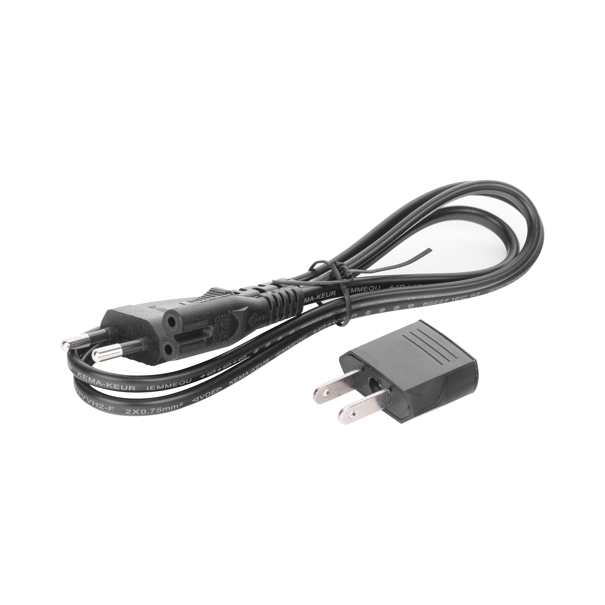 CABLE DE CORRIENTE BIFASICO CONECTOR TIPO 8 ( 1 METRO )