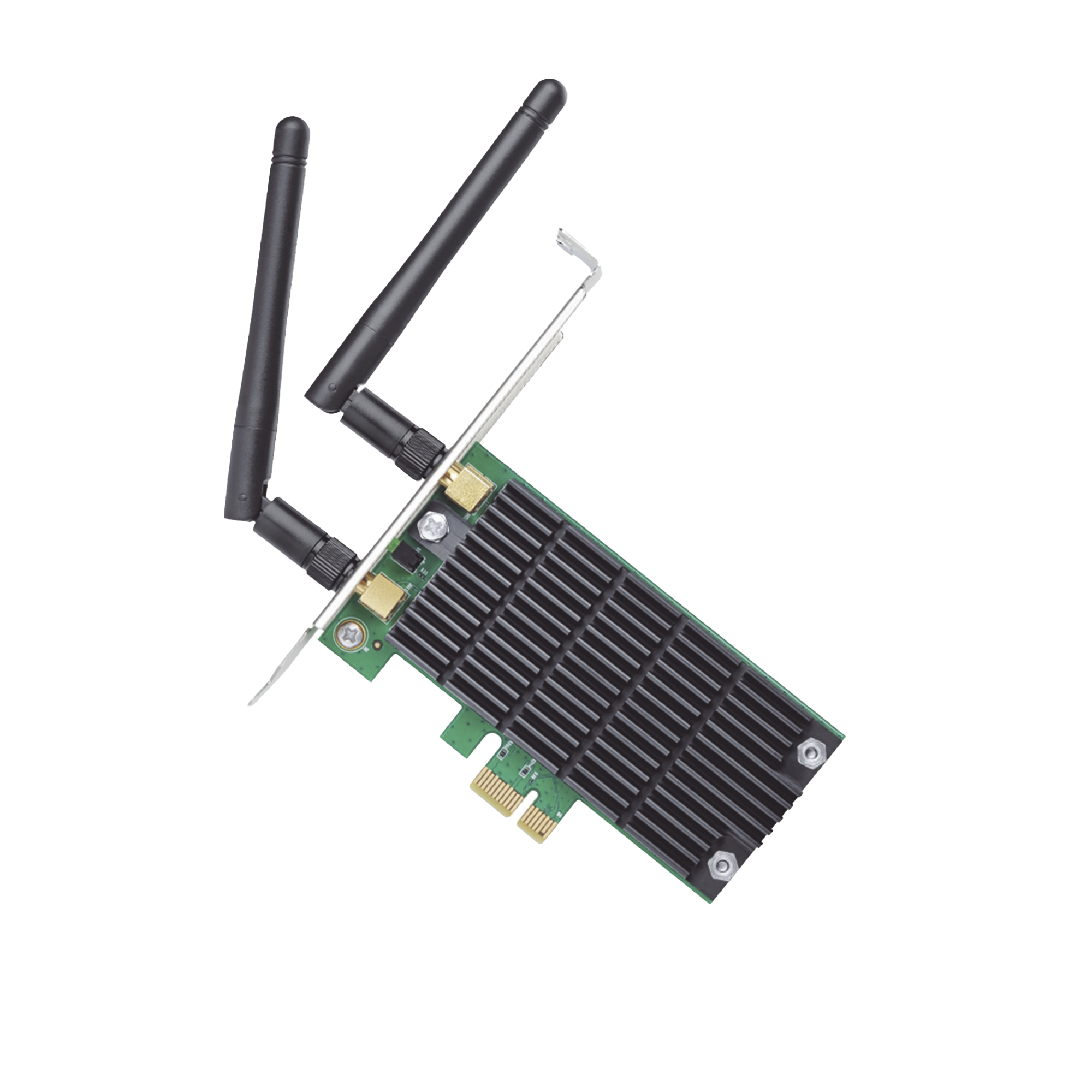 Adaptador  PCI inalámbrico doble banda AC 1200 Mbps / Antena de alta ganancia / Tecnología MU-MUMO 2X2 / Soporte de perfil bajo y Altura completa