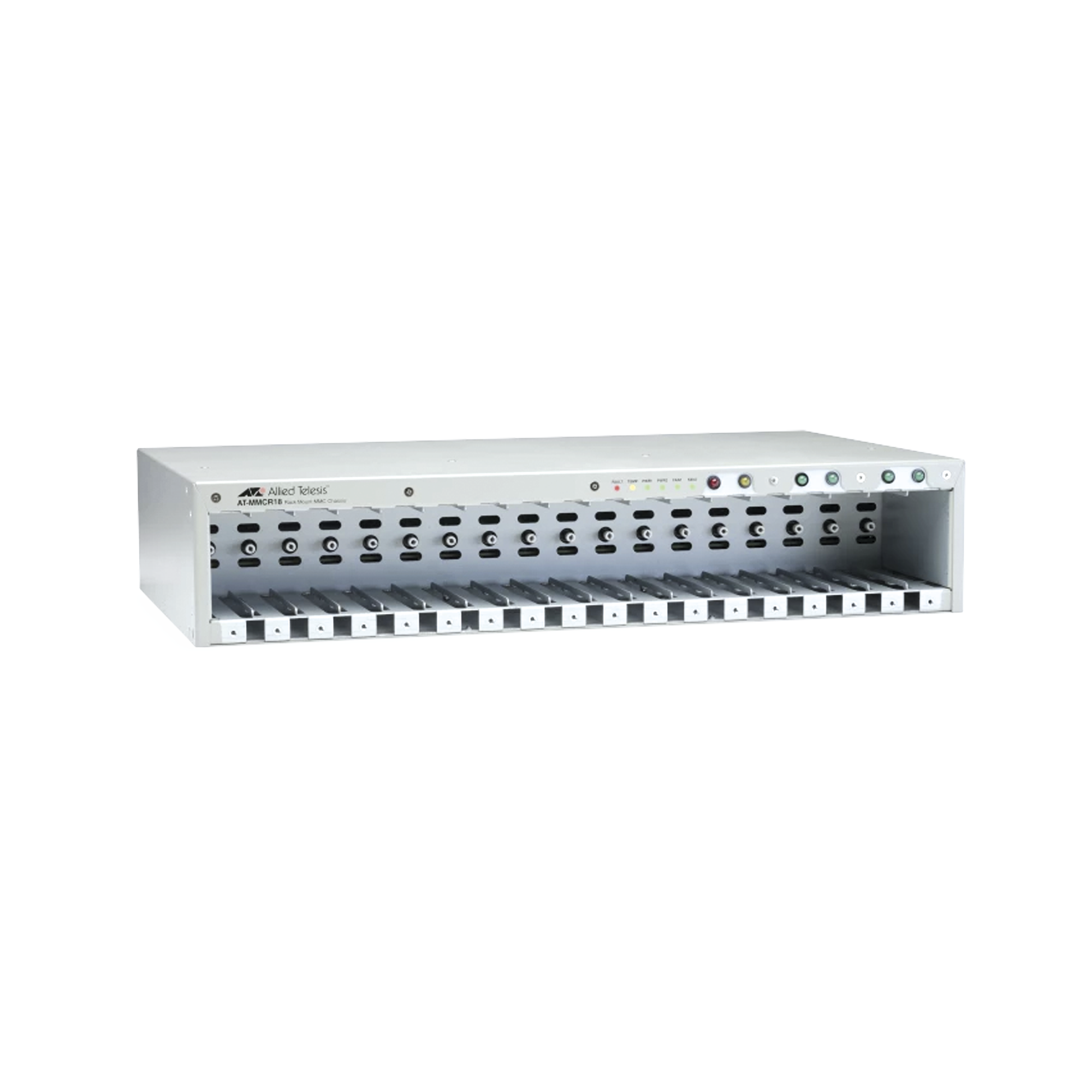 CHASSIS D/18 SLOTS PARA CONVERTIDORES DE MEDIOS SERIE MMC2000, PSU UNIVERSAL