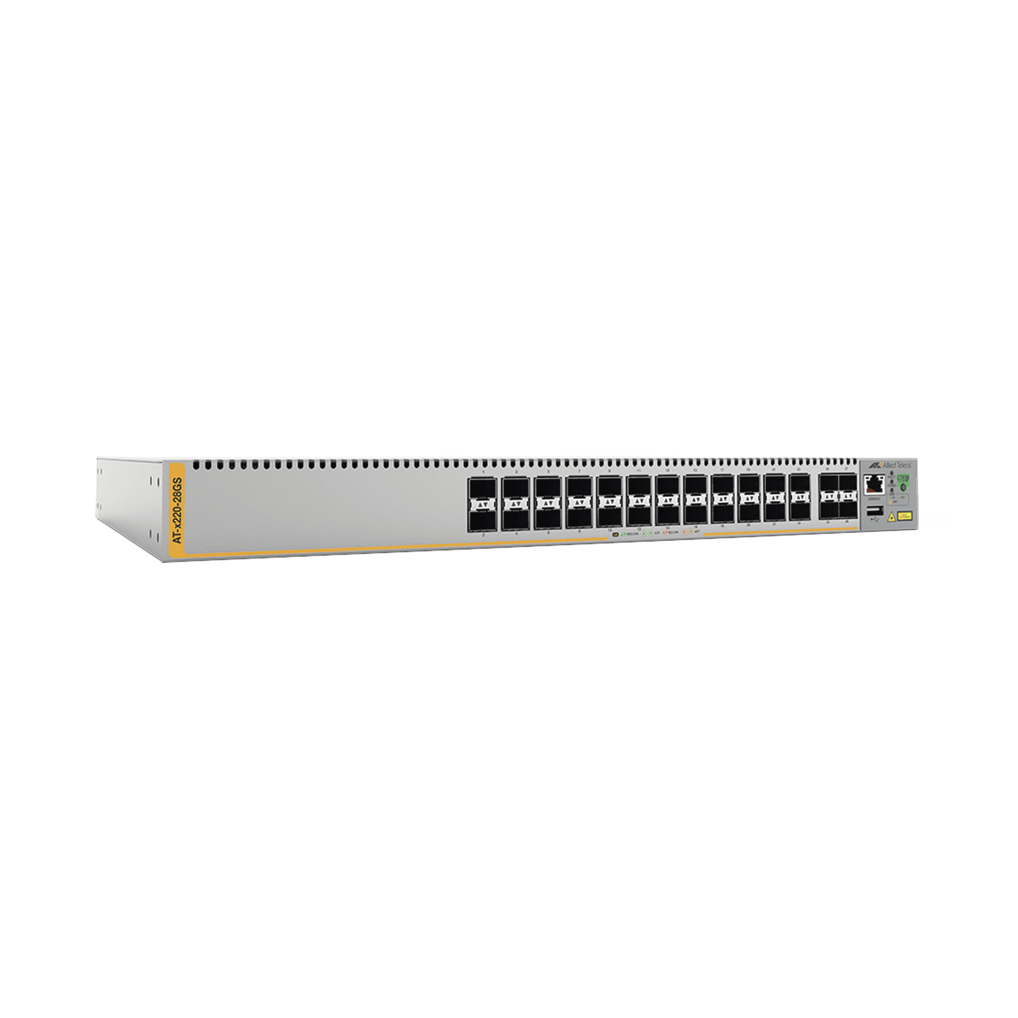 Switch de fibra óptica capa 3, 28 puertos 100/1000X SFP Gigabit