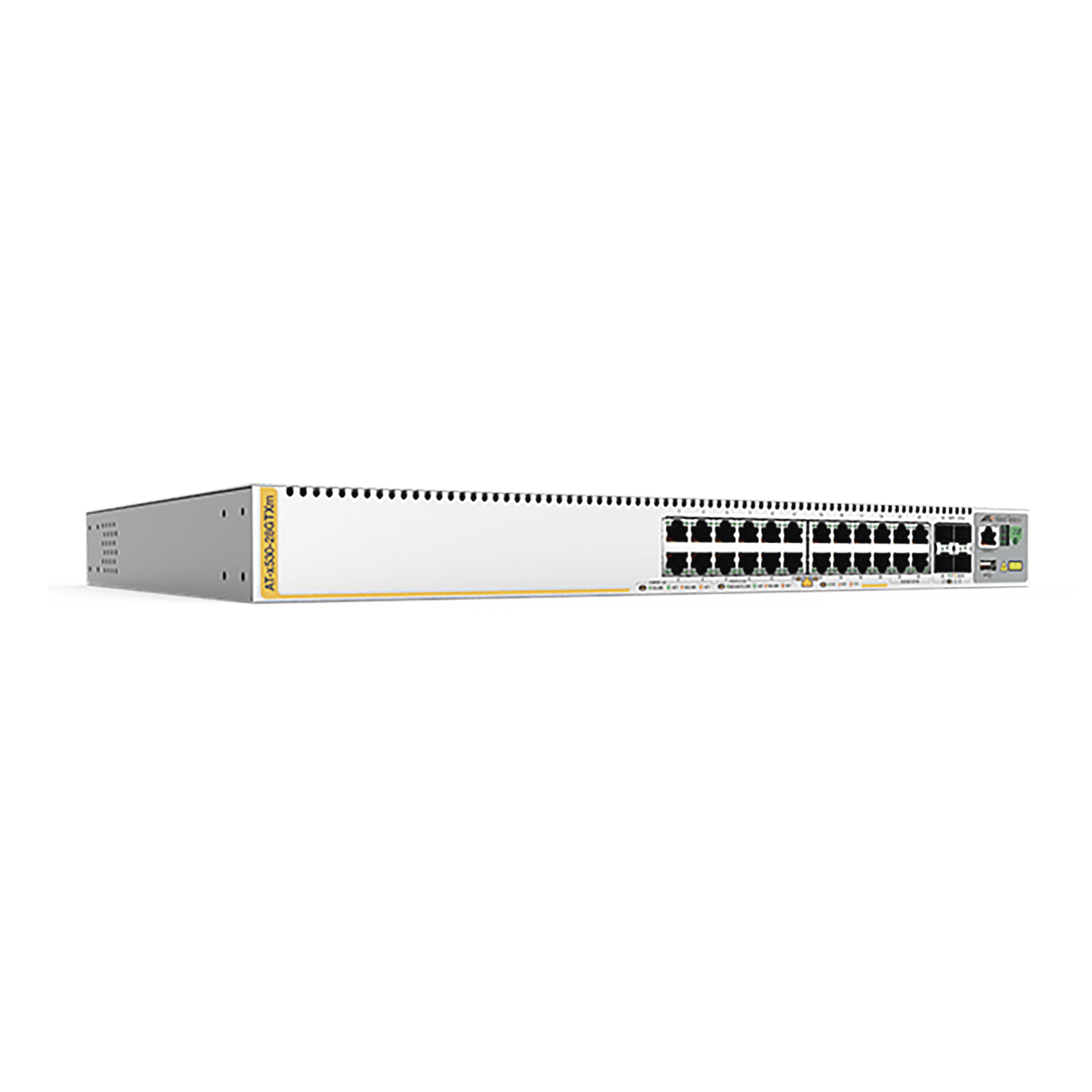 Switch Stackeable Capa 3, 20 puertos 10/100/1000 Mbps + 4 x 100M/1G/2.5/5G-T + 4 puertos SFP+ 10 G, fuente redundante