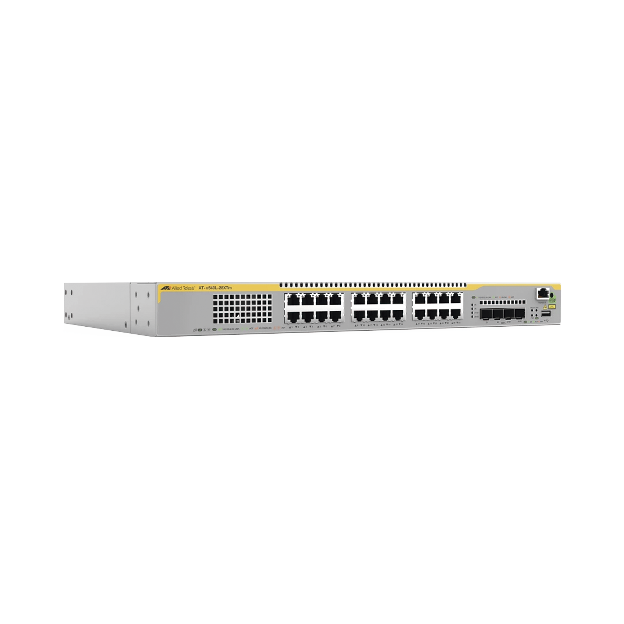 10 Gigabit Layer 3 Stackable Switch, 24x 100M/1/2.5/5/10G, 4x SFP+ ports, US Power Cord.
