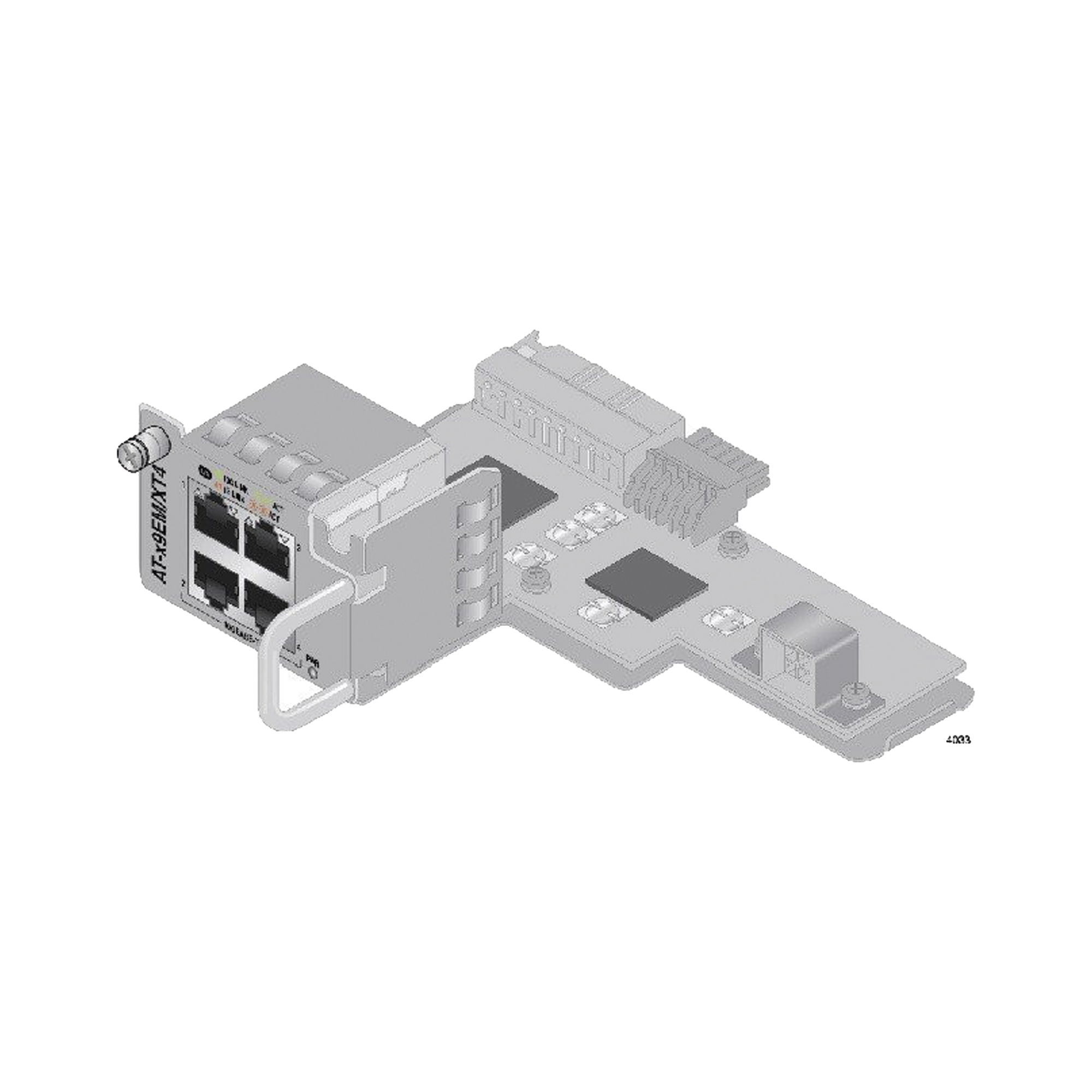 AT-x9EM/XT4 Modulo 4 puertos 10G Base-T (RJ45)