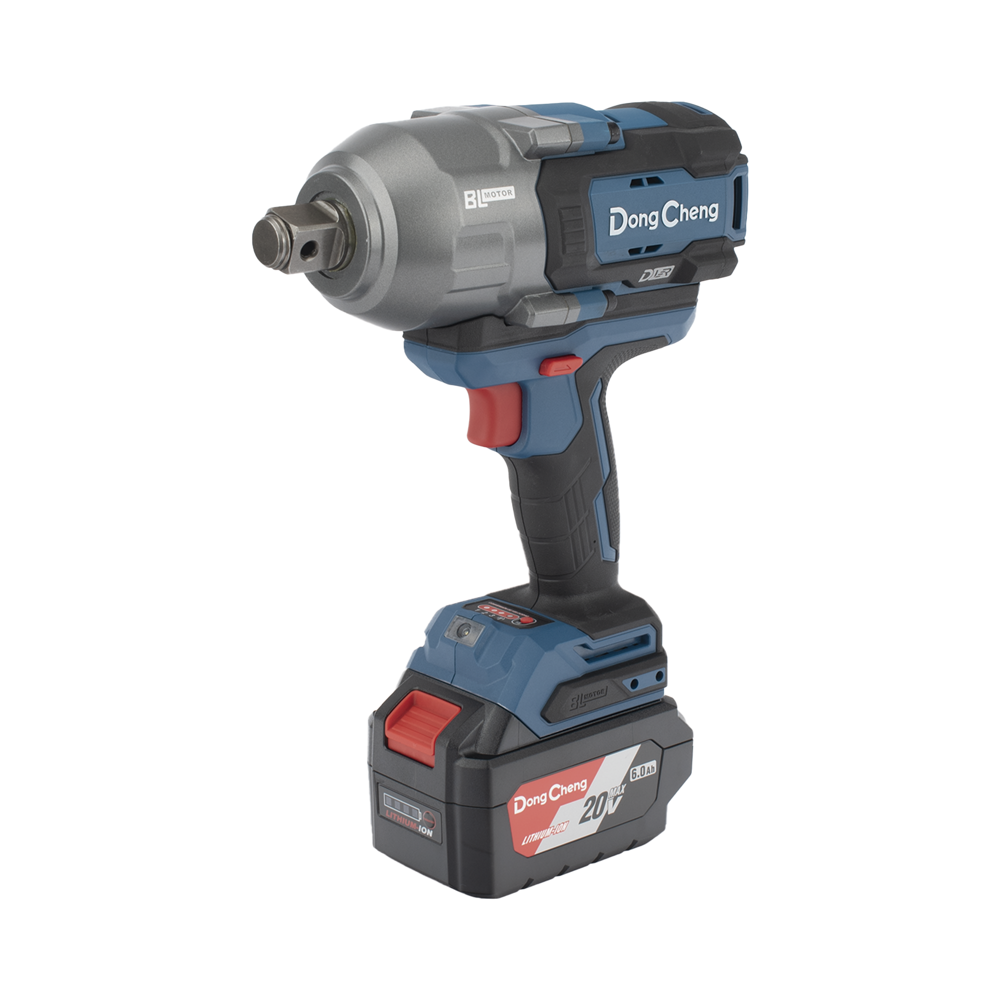 Llave de Impacto Inalámbrica de 20V, Entrada de 3/4 in, Incluye 2 Baterías de 6Ah, Cargador y Estuche