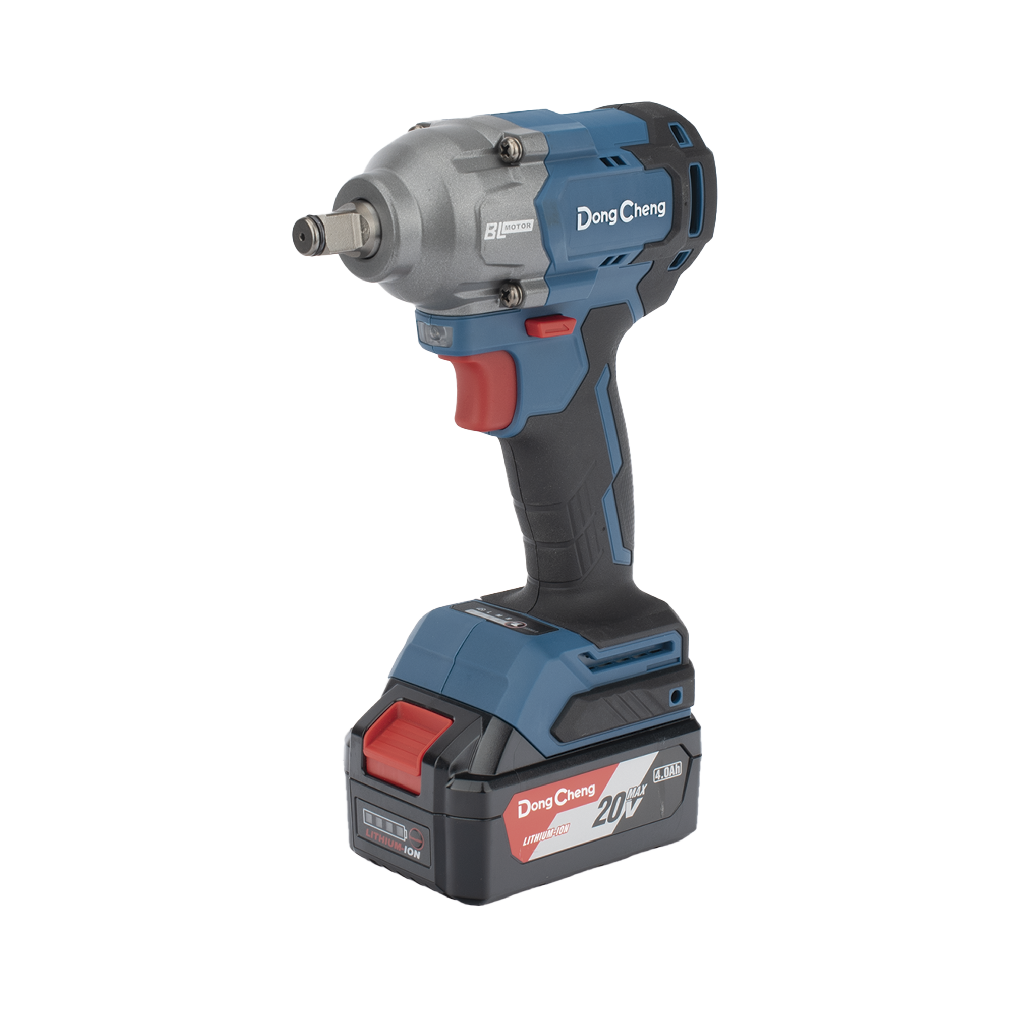 Llave de Impacto Inalámbrica de 20 V, incluye 2 Baterías de 4.0 AH, Cargador y Estuche plástico.