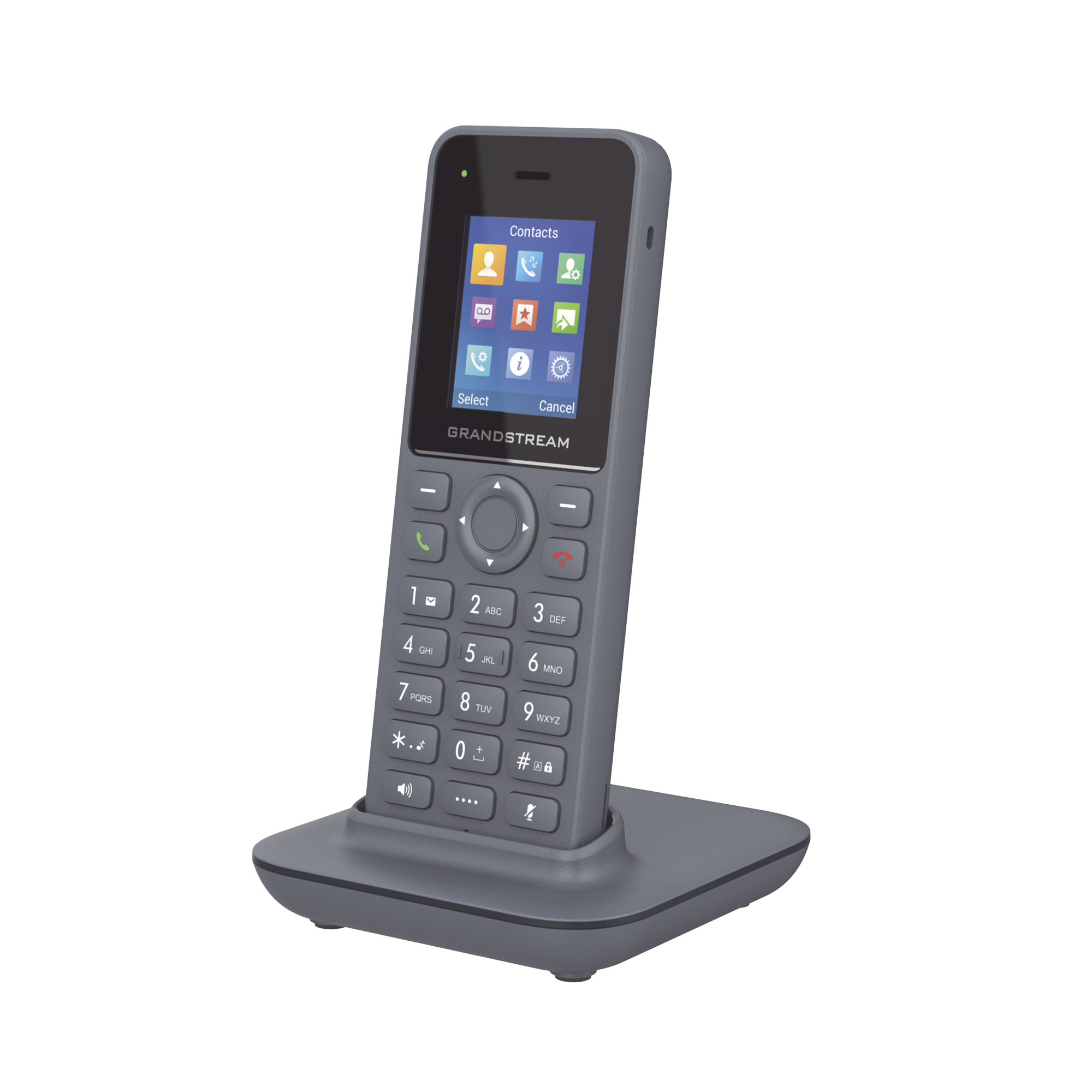 Teléfono Inalámbrico DECT HD, Hasta 20 cuentas SIP por sistema, Conferencia de audio de 3 vías, Audio HD