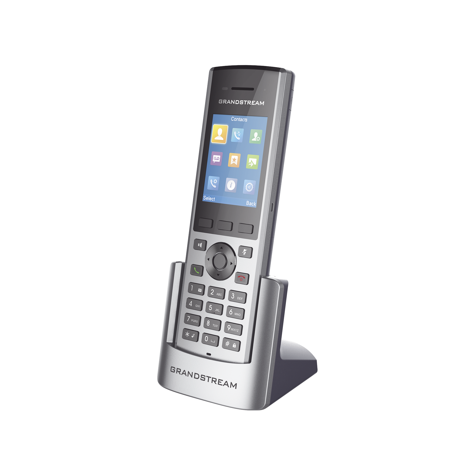 Teléfono HD con tecnología DECT largo alcance, con pantalla a color LCD