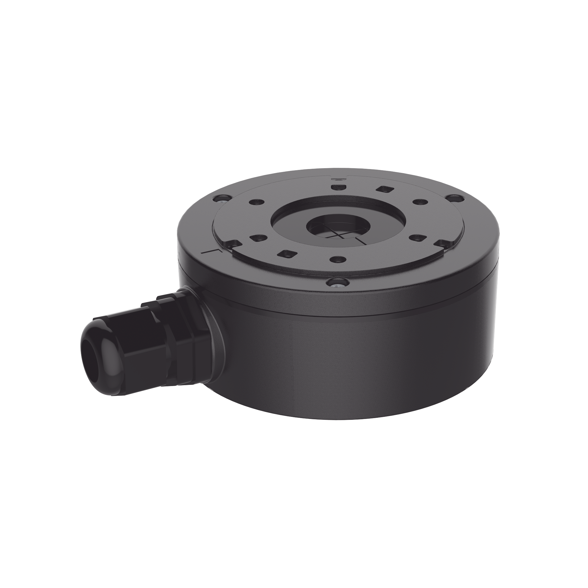 Caja de Conexión de Metal Color Negro / Exterior IP66 / Compatible con DS-2CD1043G2-LIUF/BLACK & DS-2CD2043G2-I(U)(BLACK)