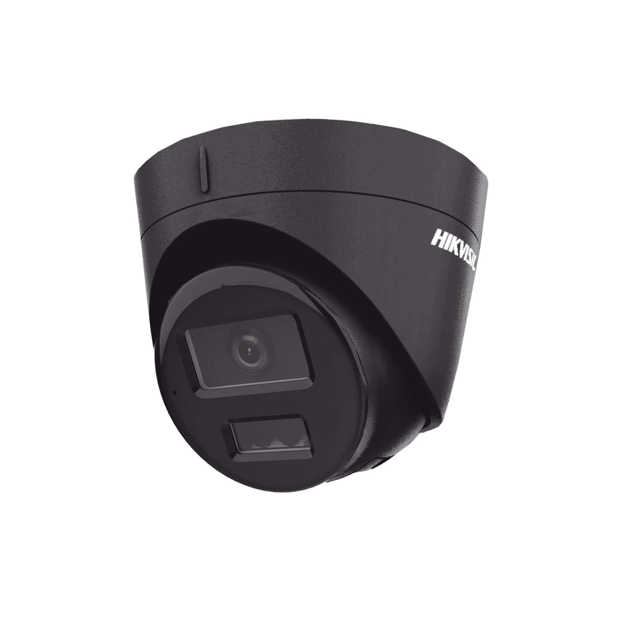 [Dual Light] Turret IP 4 Megapixel / Color Negro /  Lente 2.8 mm / 30 mts IR + 30 mts Luz Blanca / Micrófono Integrado / ACUSENSE Lite / Exterior IP67 / H.265 / PoE / ONVIF / Micro SD