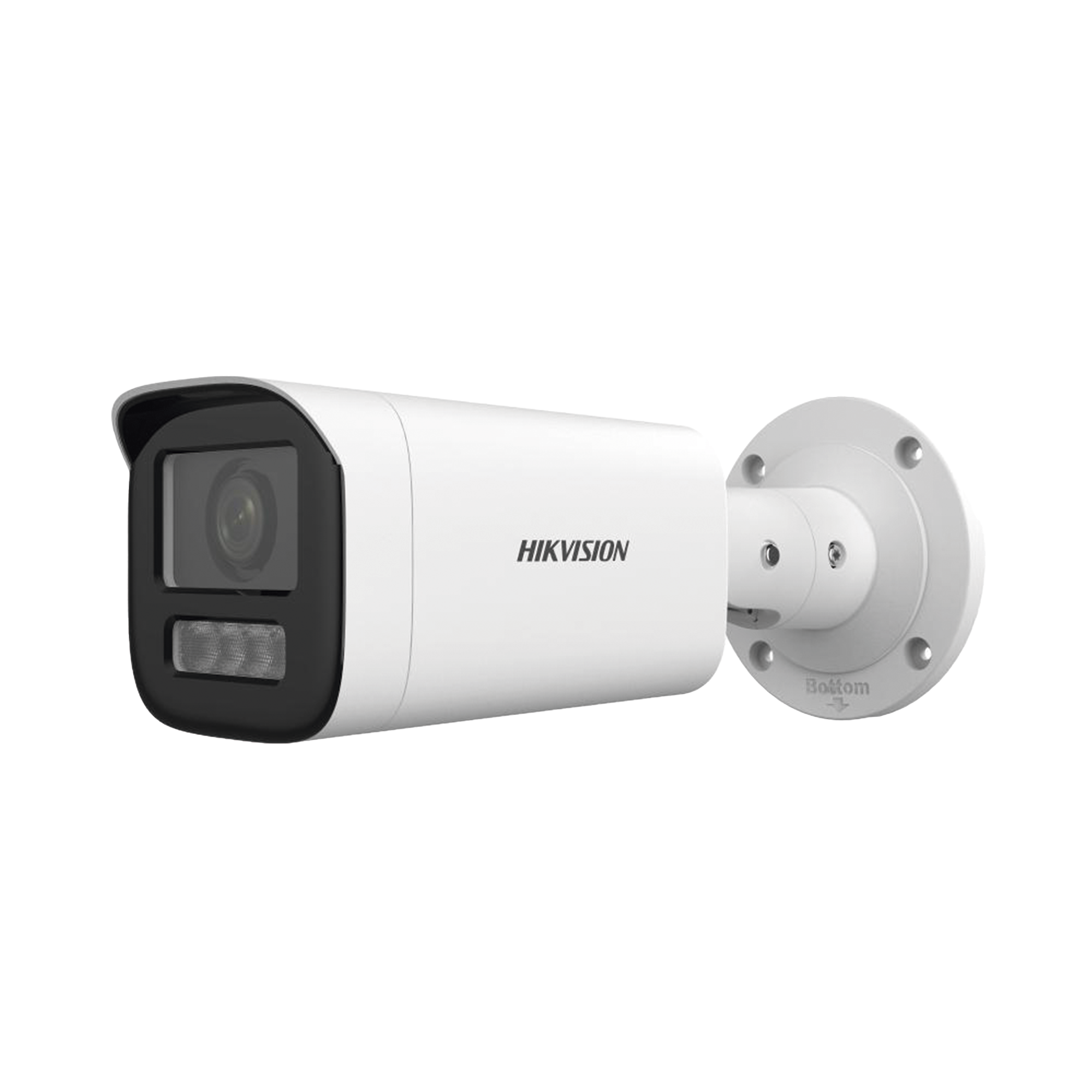 Bala IP 4 Megapíxel / Lente Motorizado 2.8 a 12 mm / Dual Light (50 mts IR + 50 mts Luz Blanca) / ACUSENSE Lite / Microfono Integrado / Exterior IP67 / WDR 120 dB / PoE  / Micro SD