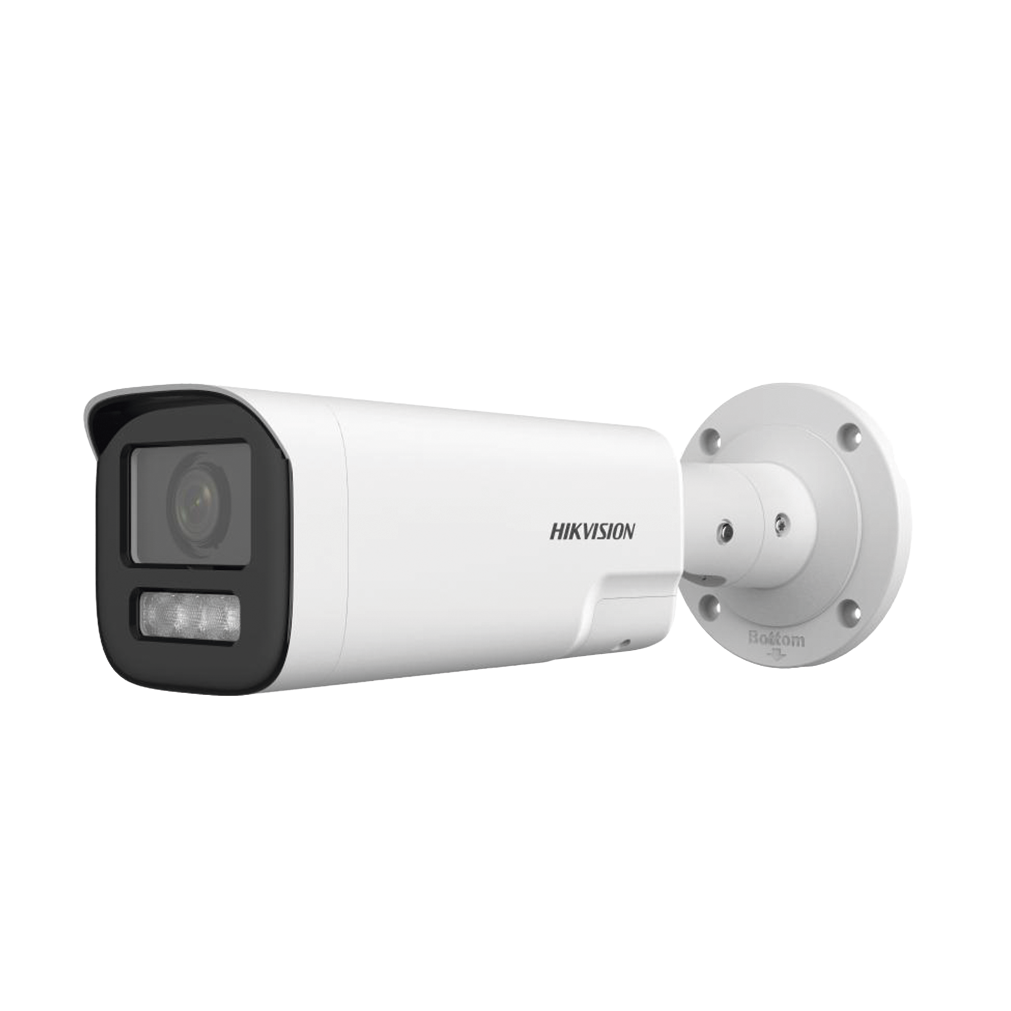 Bala IP 4 Megapíxel / Lente Mot. 2.8 a 12 mm / Dual Light (50 mts IR + 50 mts Luz Blanca) / ACUSENSE Lite / Audio de Dos Vías /  Luz Intermitente y Alerta de Audio / Exterior IP67 / WDR 120 dB / PoE  / Micro SD