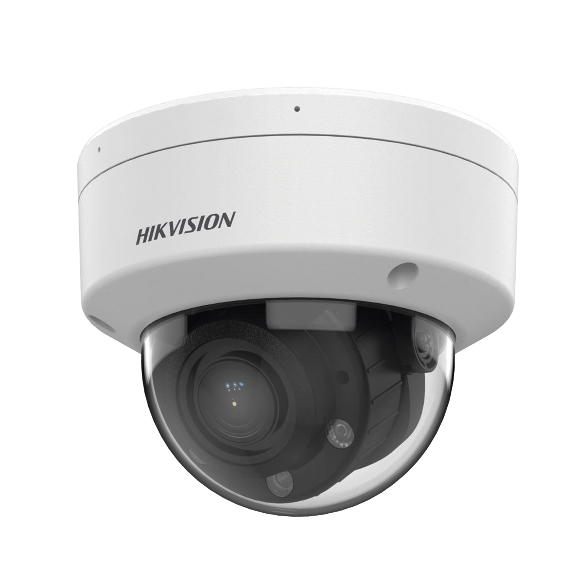 Domo IP 4 Megapíxel / Lente Motorizado 2.8 a 12 mm / Dual Light (30 mts IR + 30 mts Luz Blanca) / ACUSENSE Lite / Microfono Integrado / Exterior IP67 / IK08 / WDR 120 dB / PoE  / Micro SD