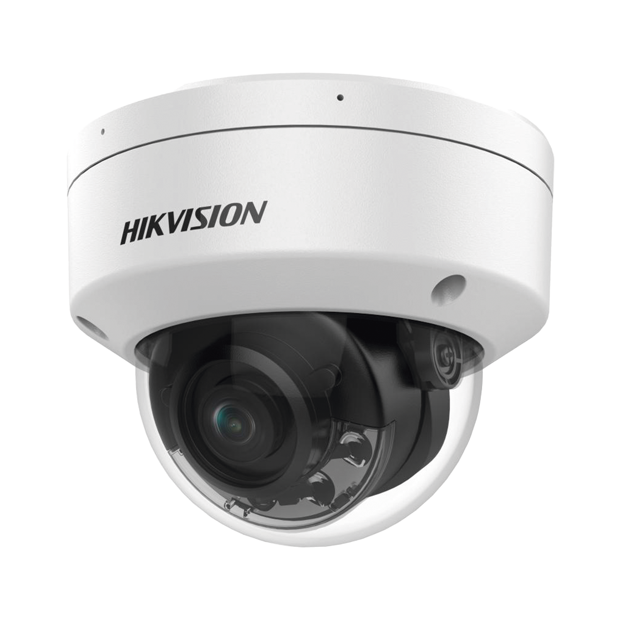 [Dual Light + ColorVu] Domo IP 8 Megapixel / Lente 2.8 mm / 30 mts IR + 30 mts Luz Blanca /  Microfono Integrado / E-S de Audio / Exterior IP67 /   WDR 130 dB / Videoanaliticos (Filtro de Falsas Alarmas) / Captura Facial / ACUSEARCH