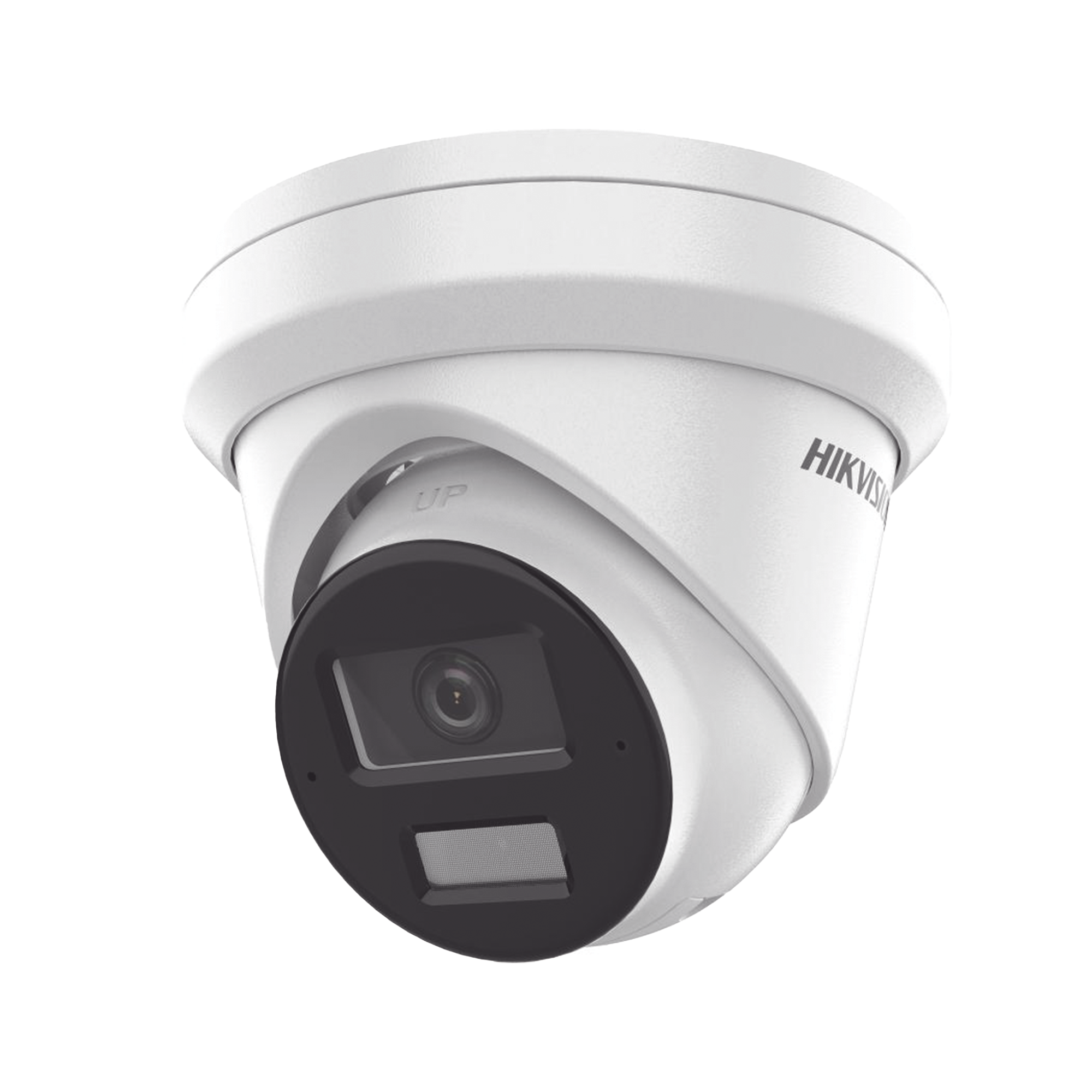 [Dual Light + 2 Micrófonos Integrados] Turret IP 4 Megapixel / Lente 2.8 mm / 30 mts Luz Blanca + 30 mts IR / ACUSENSE / Exterior IP67 / WDR 120 dB / PoE / ONVIF / Micro SD/SDHC/SDXC / Metal / ACUSEARCH